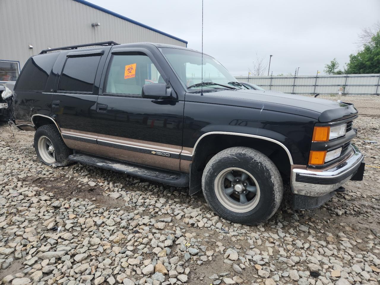 1996 Chevrolet Tahoe C1500 Black vin: 1GNEC13R5TJ329053