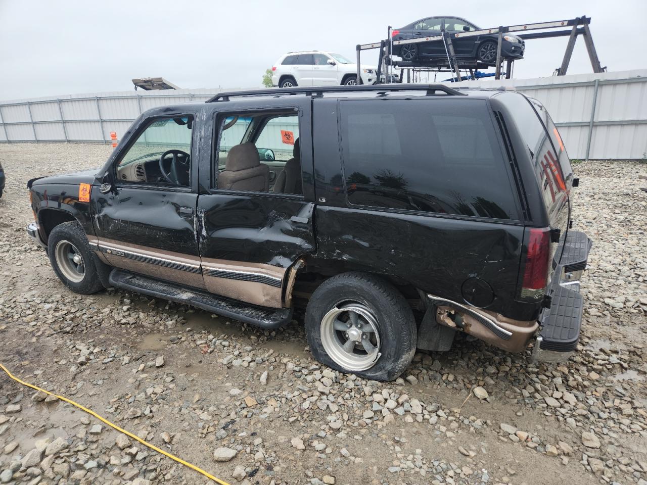1996 Chevrolet Tahoe C1500 Black vin: 1GNEC13R5TJ329053