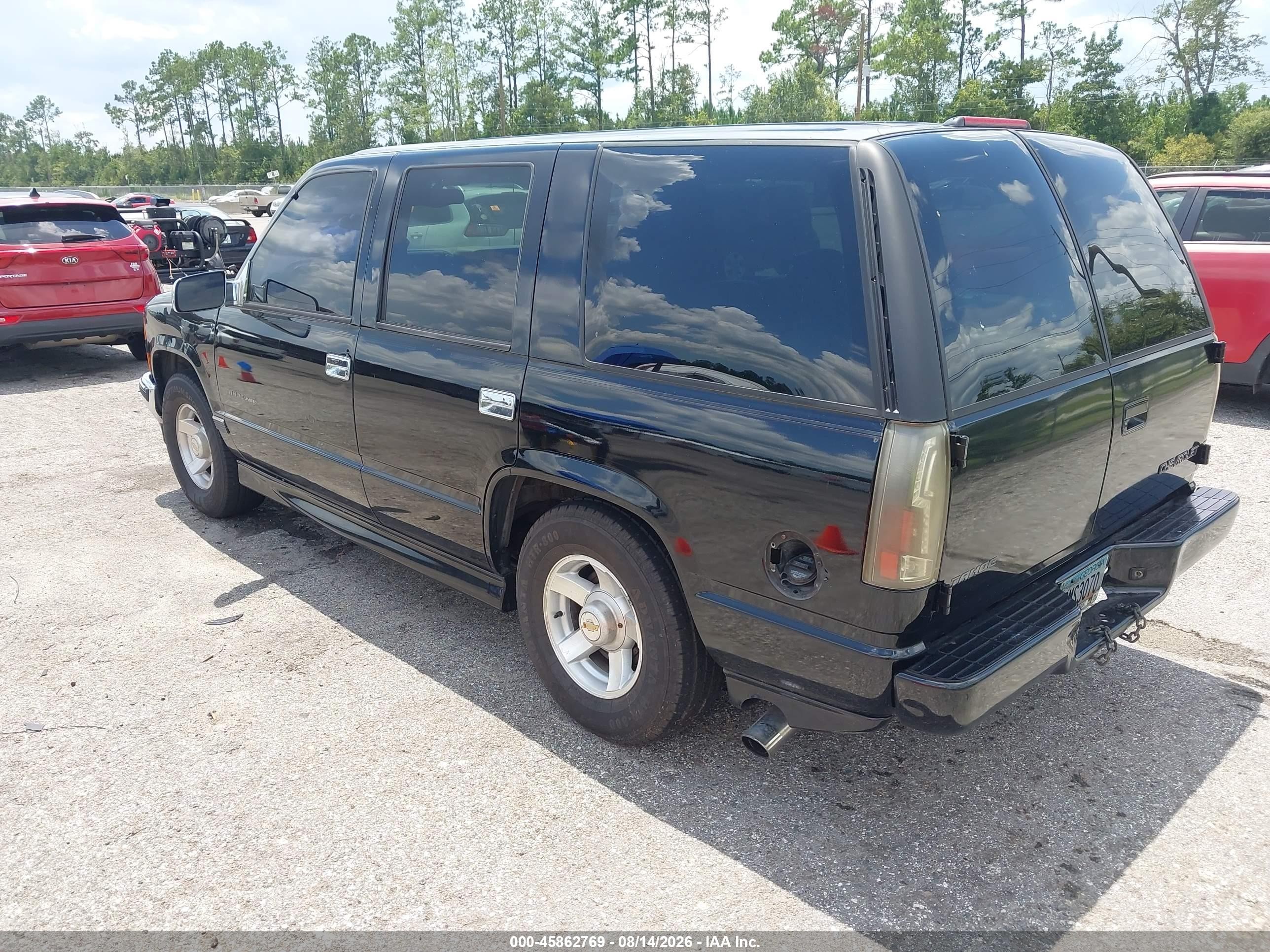 2000 Chevrolet Tahoe Limited Black vin: 1GNEC13R8YR185670