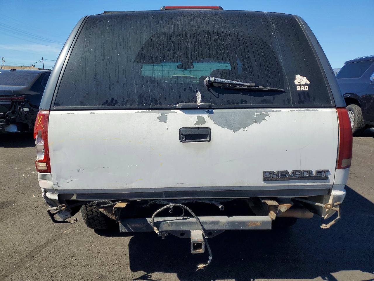 1996 Chev Tahoe C1500 Белый vin: 1GNEC13R9TJ352951