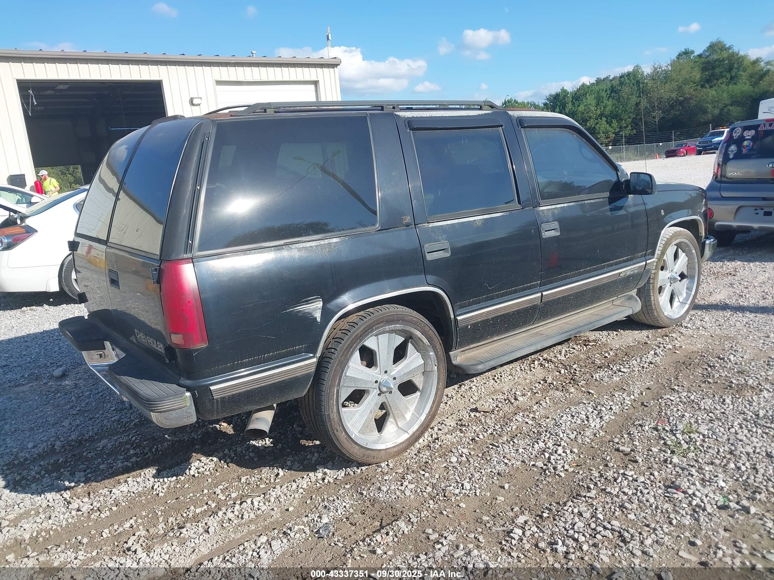 1996 Chevrolet Tahoe C1500 Black vin: 1GNEC13RXTJ330960