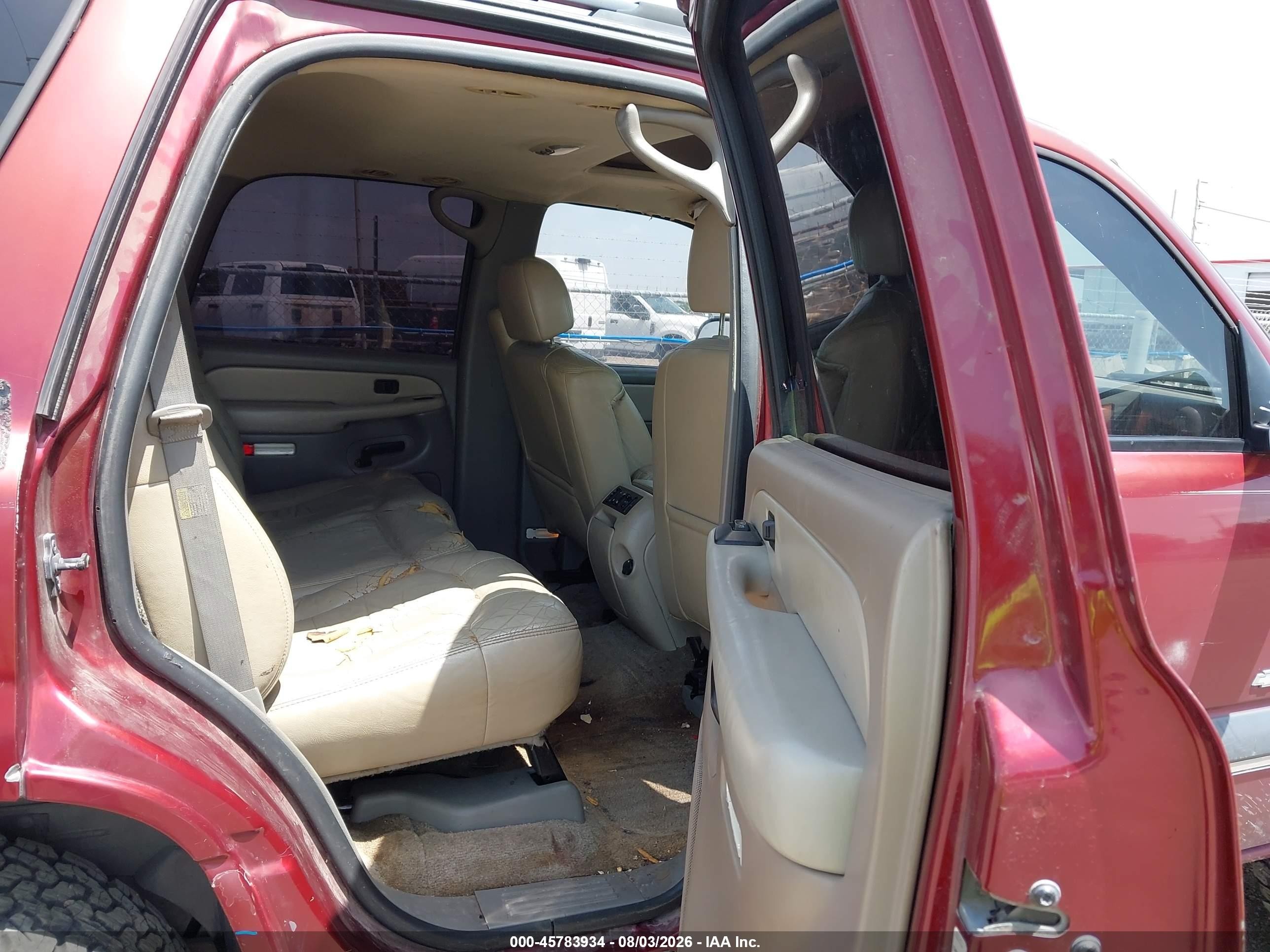 2001 Chevrolet Tahoe Lt Maroon vin: 1GNEC13T01R164880