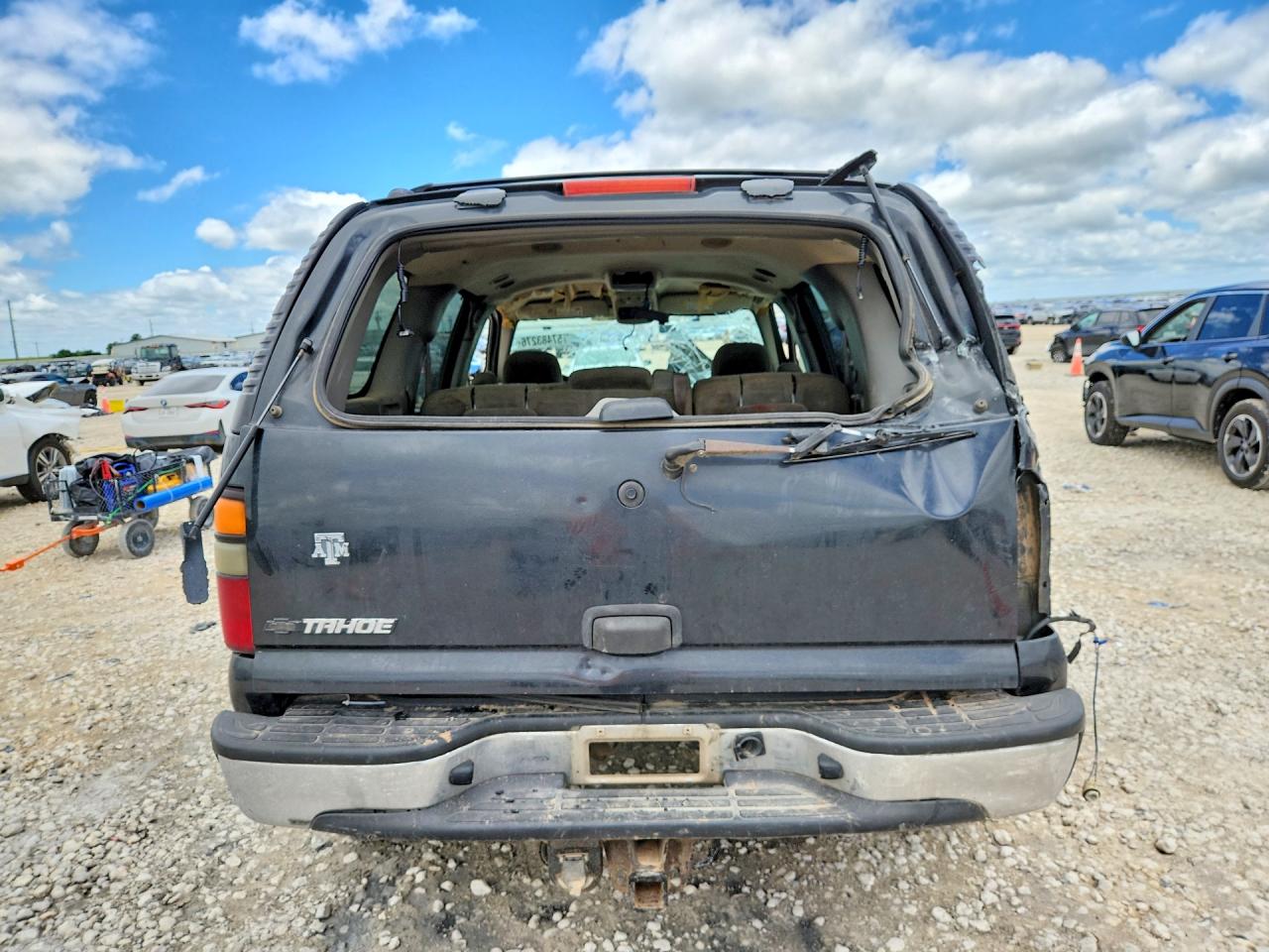2006 Chevrolet Tahoe Black vin: 1GNEC13T06R105822