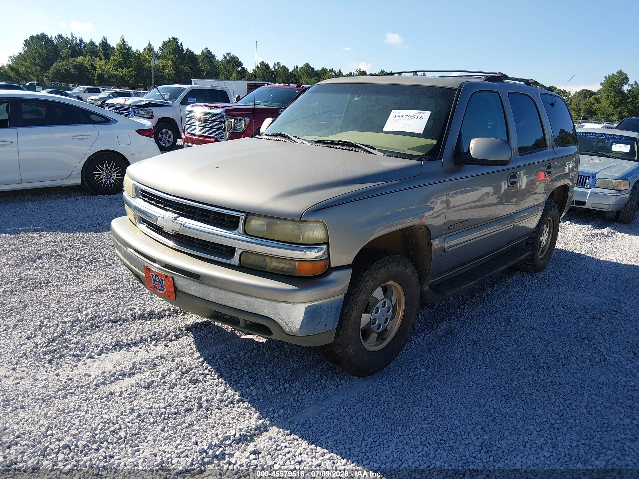 2001 Chevrolet Tahoe Lt Gray vin: 1GNEC13T11R181719