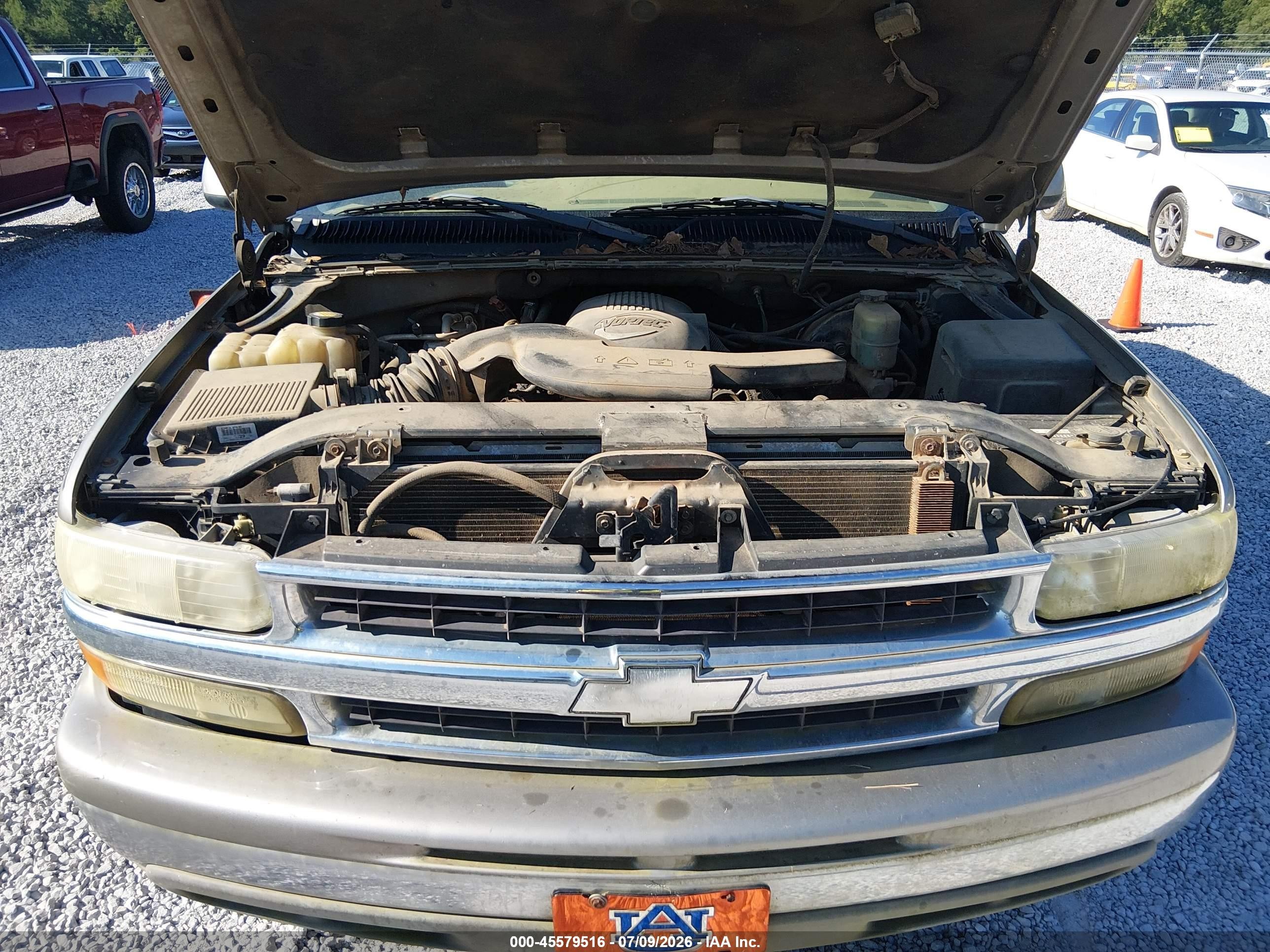 2001 Chevrolet Tahoe Lt Gray vin: 1GNEC13T11R181719