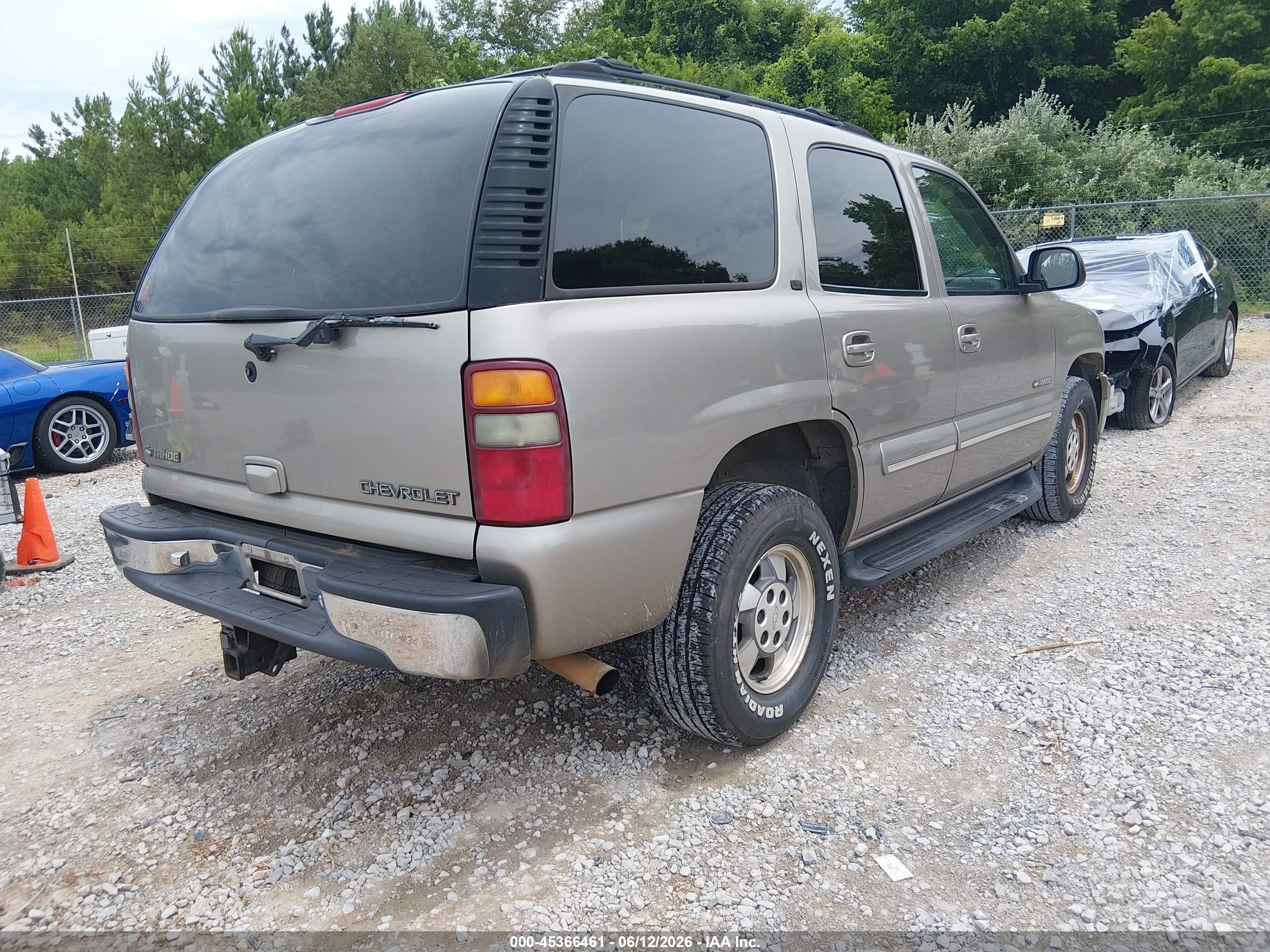 2001 Chevrolet Tahoe Lt Gold vin: 1GNEC13T11R221622