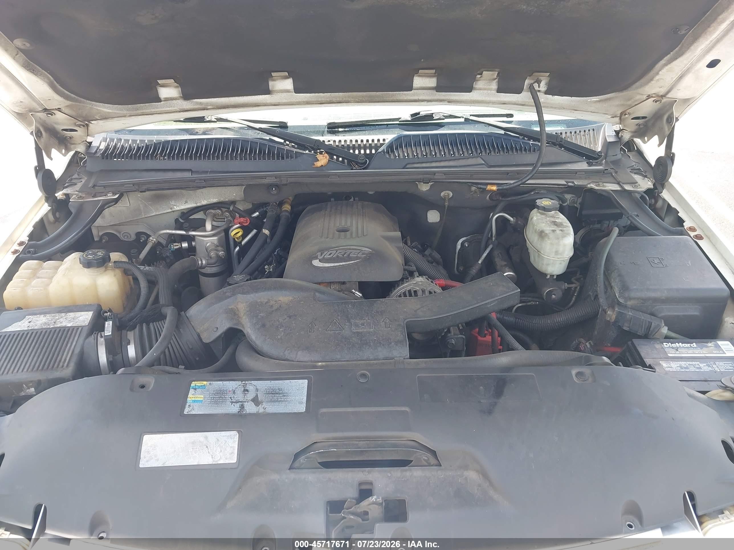 2005 Chevrolet Tahoe Lt Белый vin: 1GNEC13T15R102944