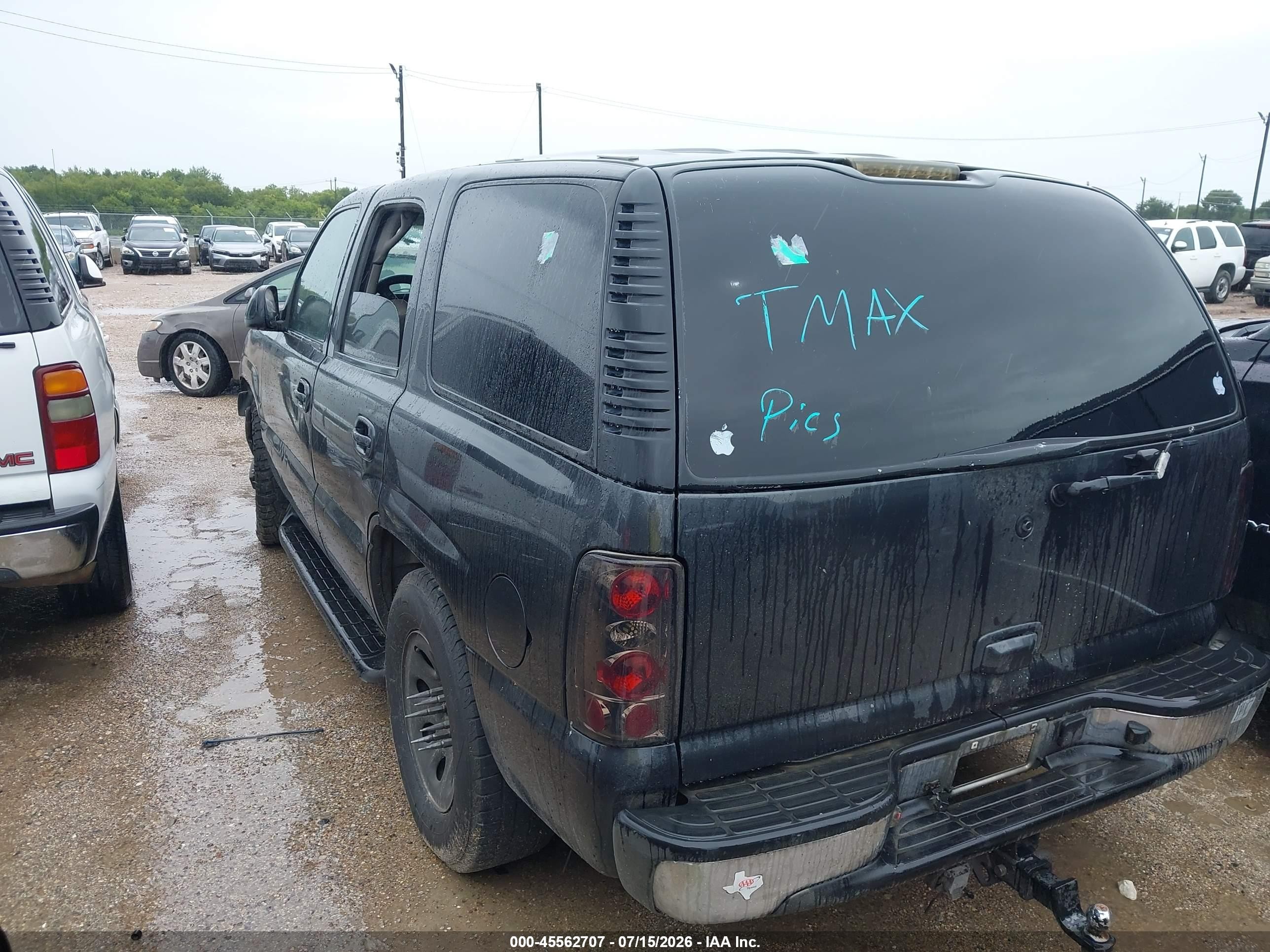 2005 Chevrolet Tahoe Lt Black vin: 1GNEC13T15R104533
