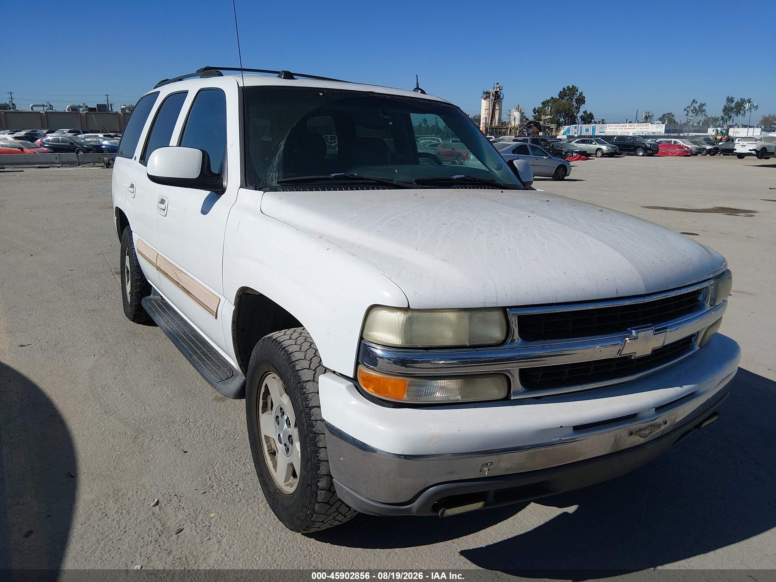 2005 Chevrolet Tahoe Lt Белый vin: 1GNEC13T15R130548