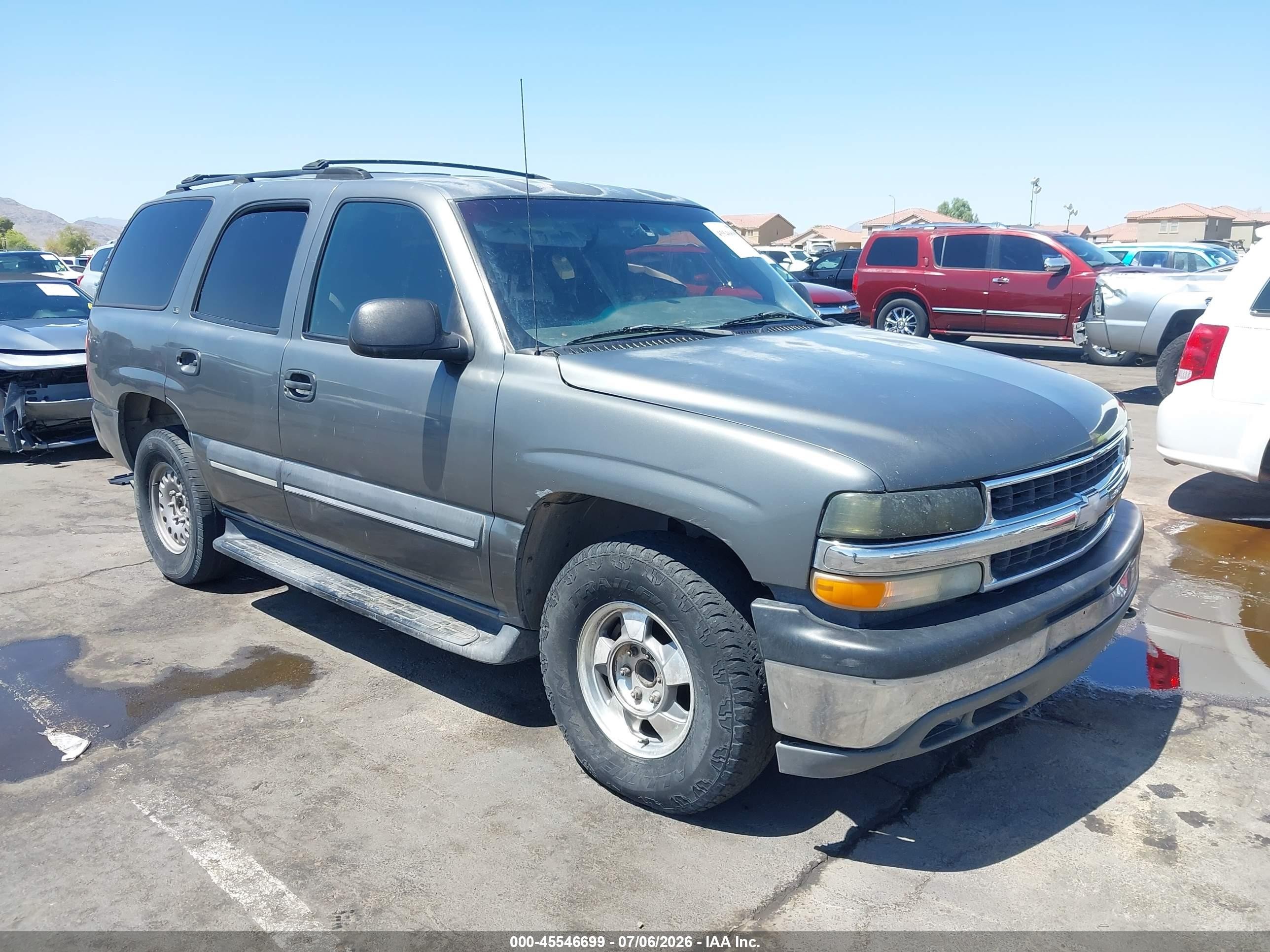 2002 Chevrolet Tahoe Ls Серый vin: 1GNEC13T22R164266