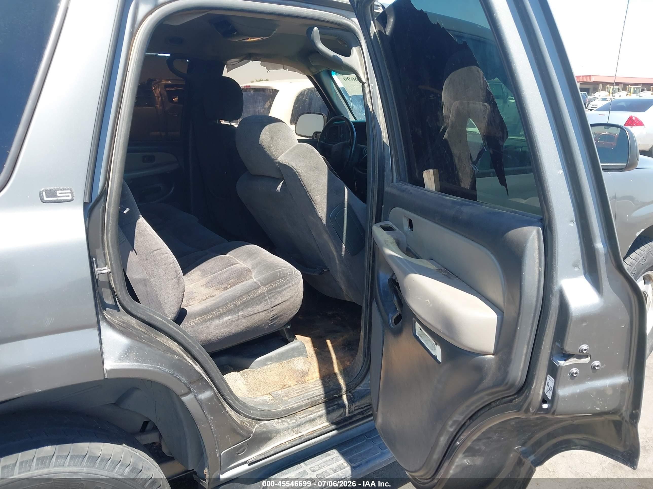 2002 Chevrolet Tahoe Ls Gray vin: 1GNEC13T22R164266