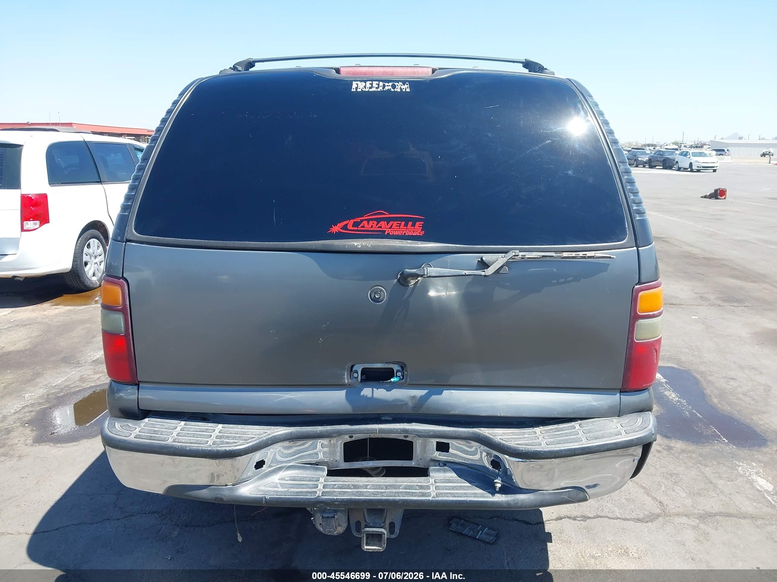 2002 Chevrolet Tahoe Ls Gray vin: 1GNEC13T22R164266