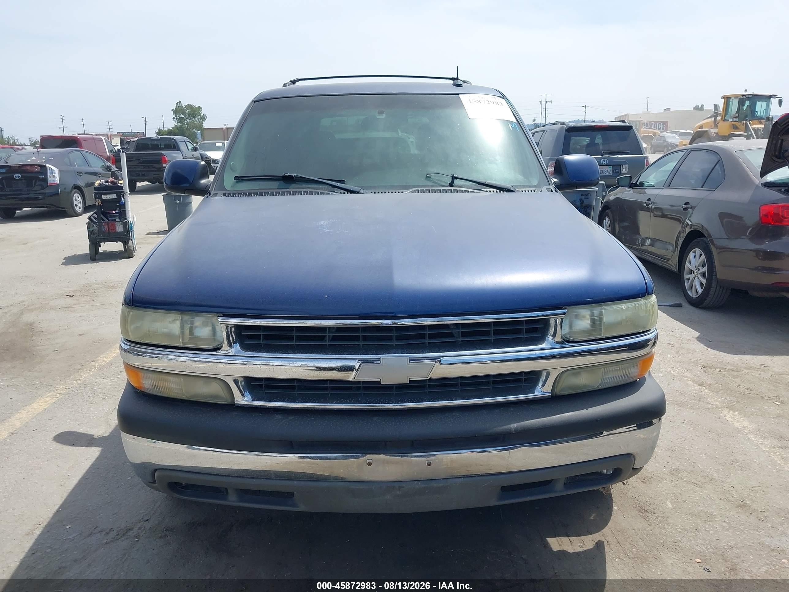 2003 Chevrolet Tahoe Lt Blue vin: 1GNEC13T23J319110