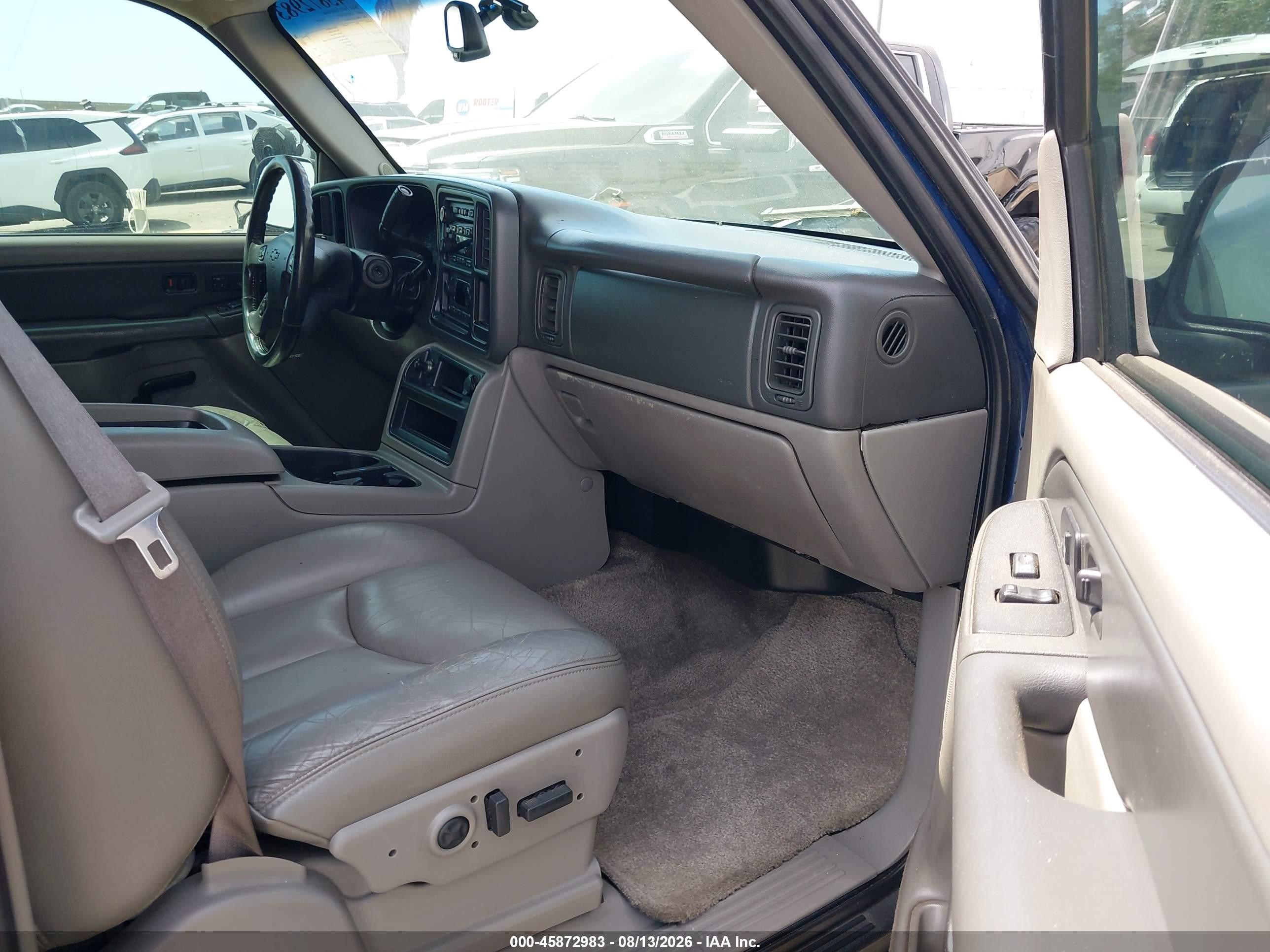 2003 Chevrolet Tahoe Lt Blue vin: 1GNEC13T23J319110
