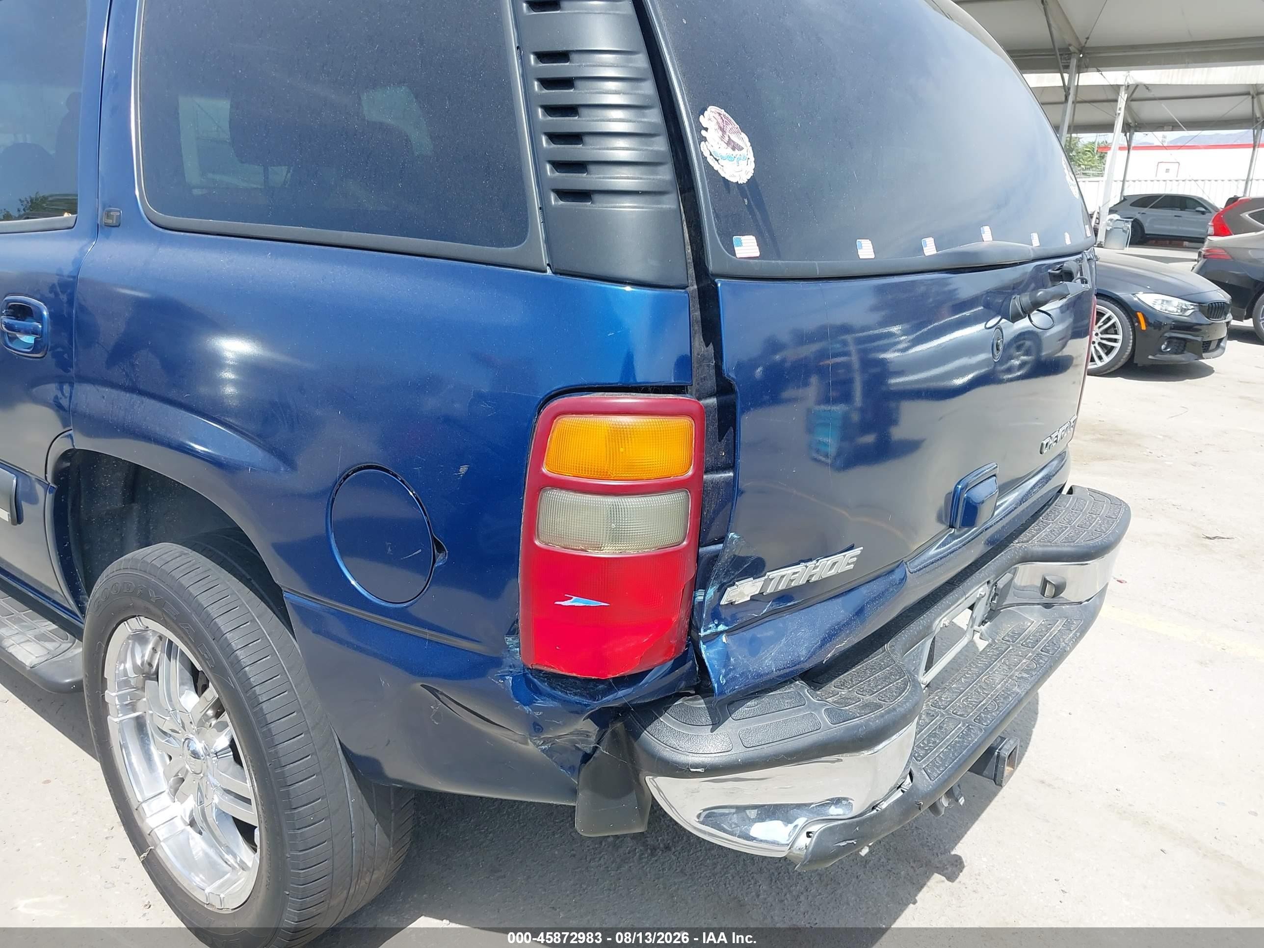 2003 Chevrolet Tahoe Lt Blue vin: 1GNEC13T23J319110