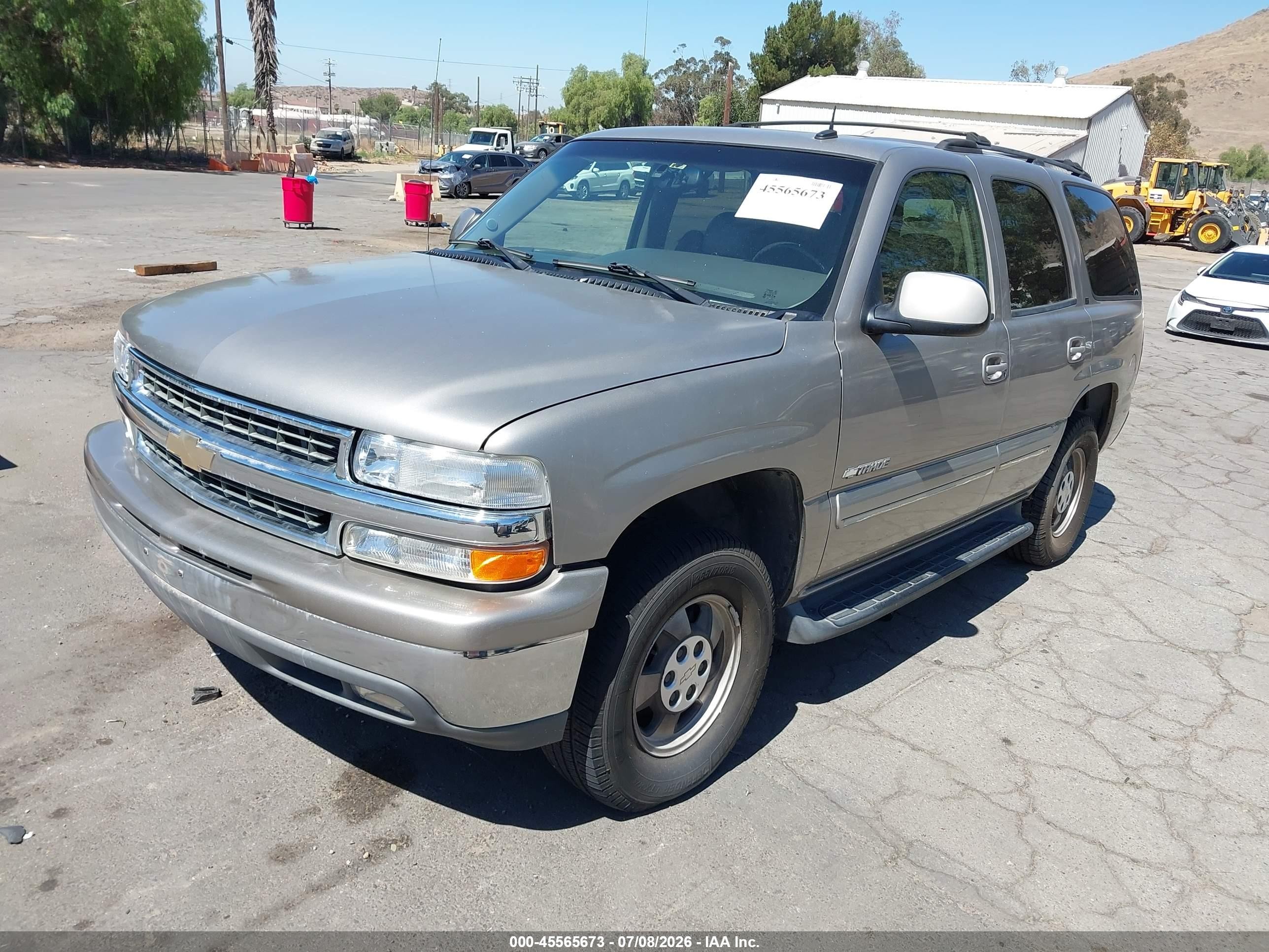 2003 Chevrolet Tahoe Lt Silver vin: 1GNEC13T23R302972