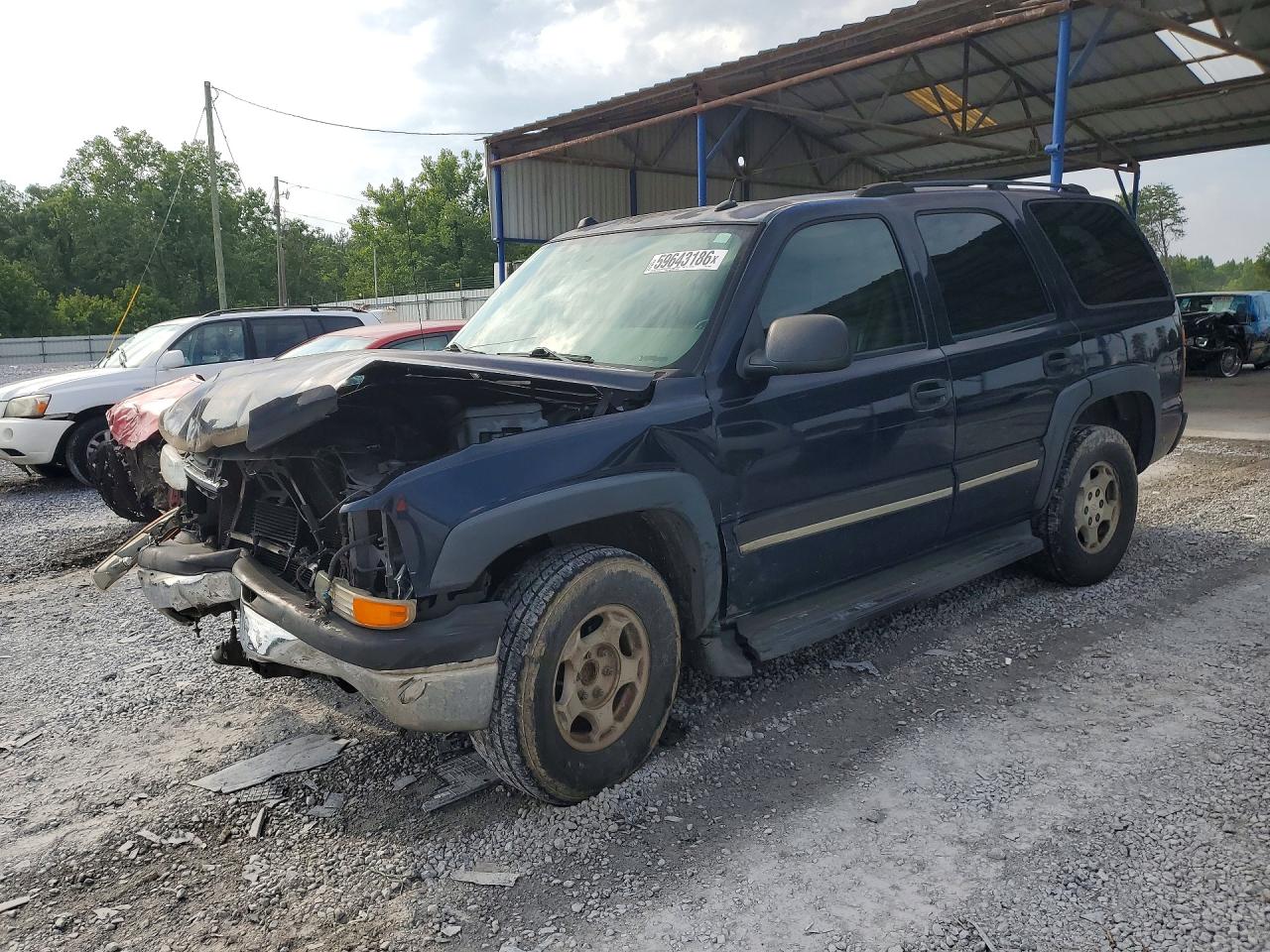 2005 Chevrolet Tahoe C1500 Blue vin: 1GNEC13T25R193268
