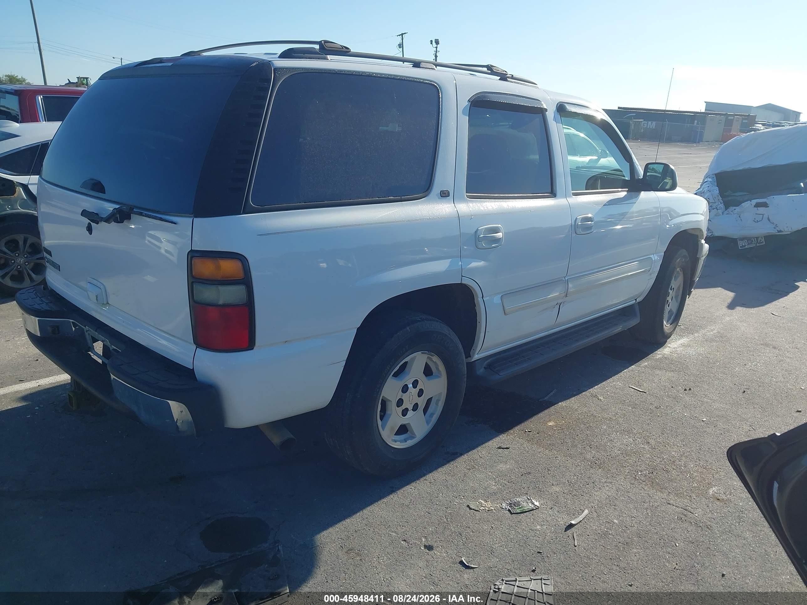 2006 Chevrolet Tahoe Lt White vin: 1GNEC13T26R119124