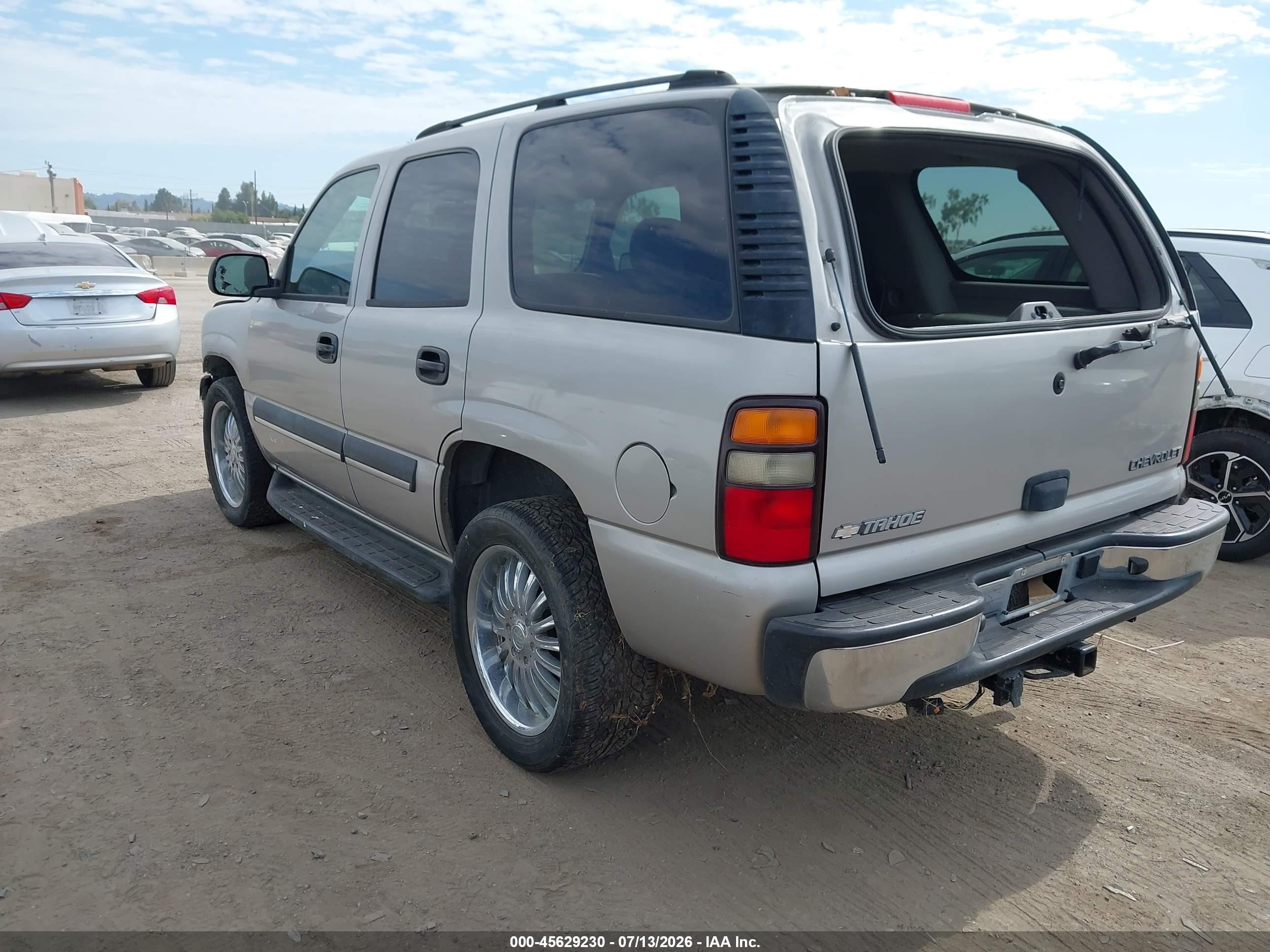 2004 Chevrolet Tahoe Ls Beige vin: 1GNEC13T34R197778