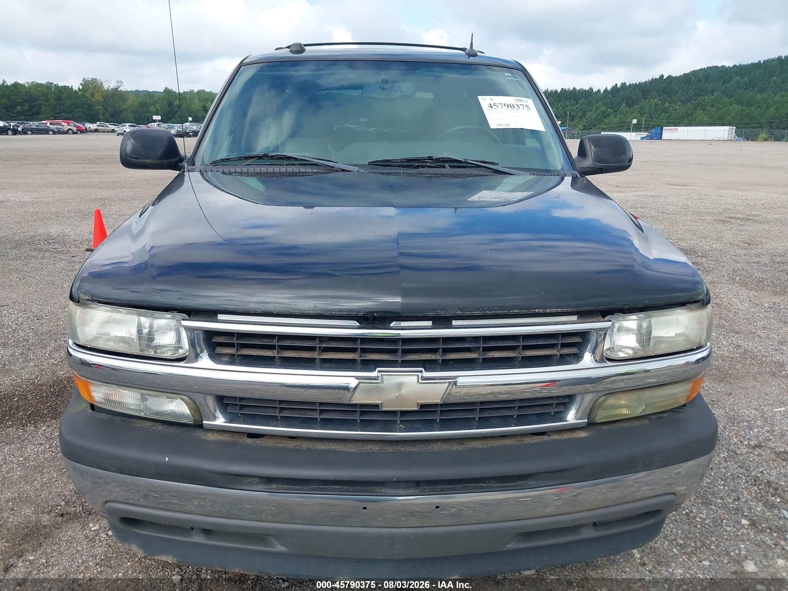 2005 Chevrolet Tahoe Lt Black vin: 1GNEC13T35J218760