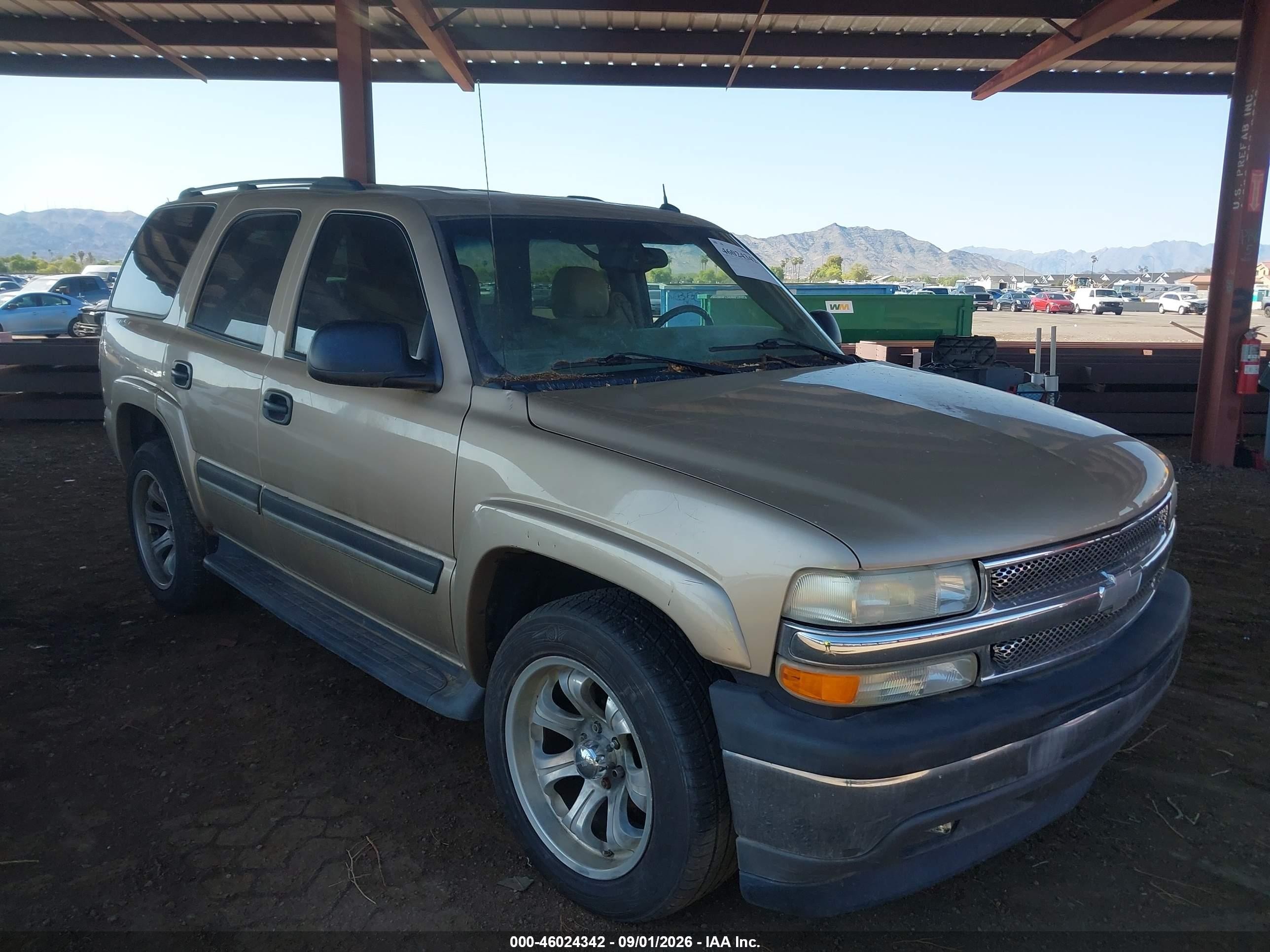 2005 Chevrolet Tahoe Ls Brown vin: 1GNEC13T35R203712