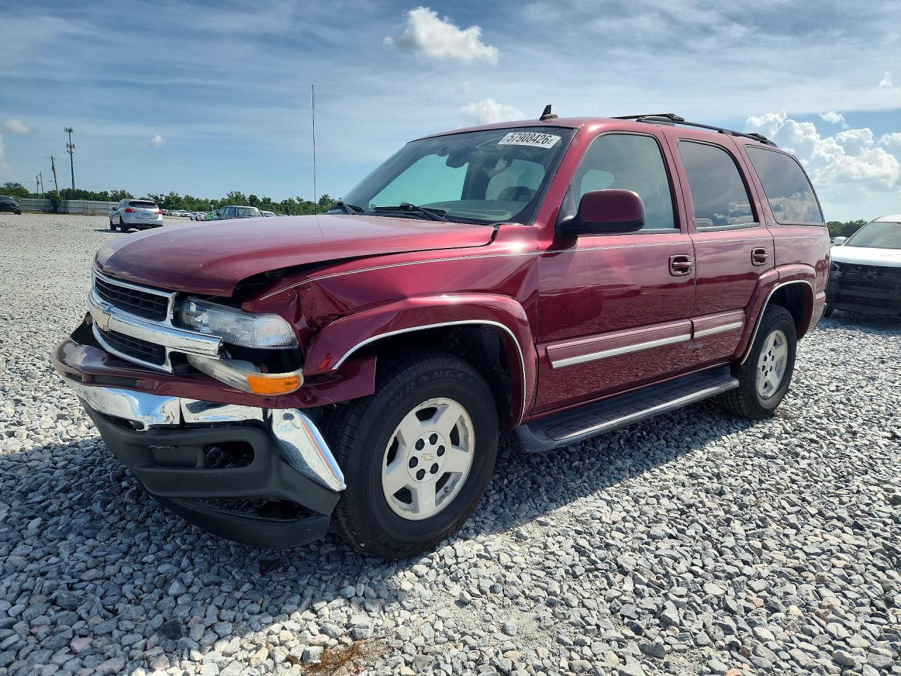 2006 Chevrolet Tahoe C1500 Burgundy vin: 1GNEC13T36R117415