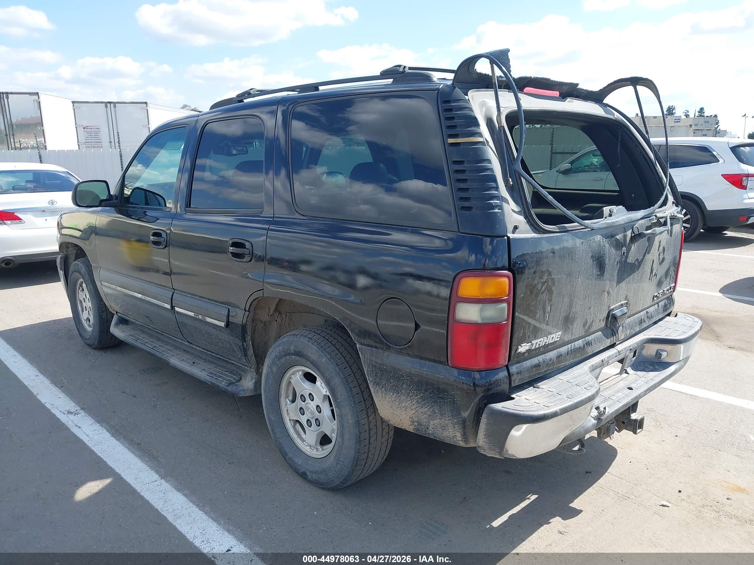 2001 Chevrolet Tahoe Lt Black vin: 1GNEC13T41R179754