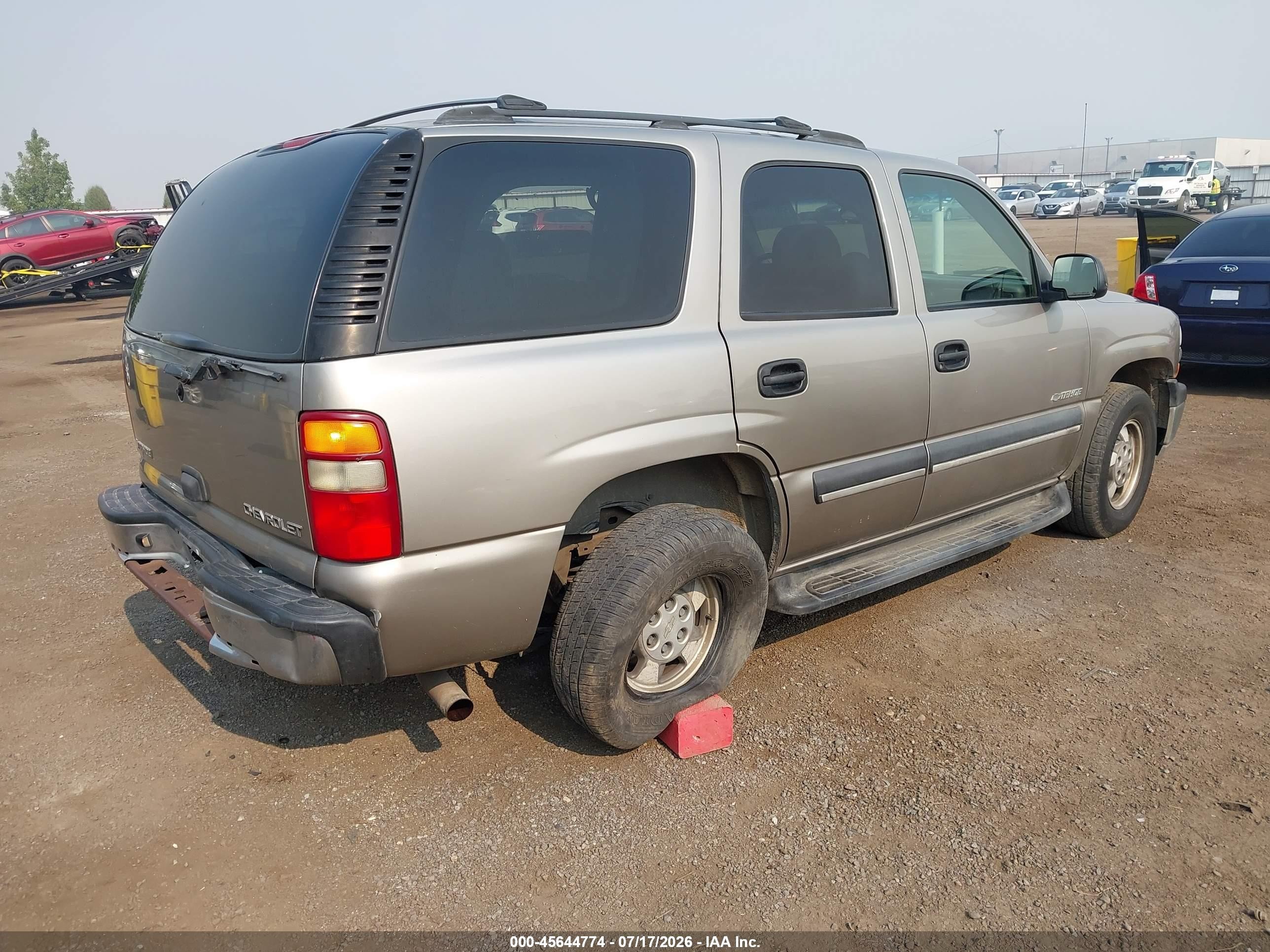 2003 Chevrolet Tahoe Ls Brown vin: 1GNEC13T43R224887