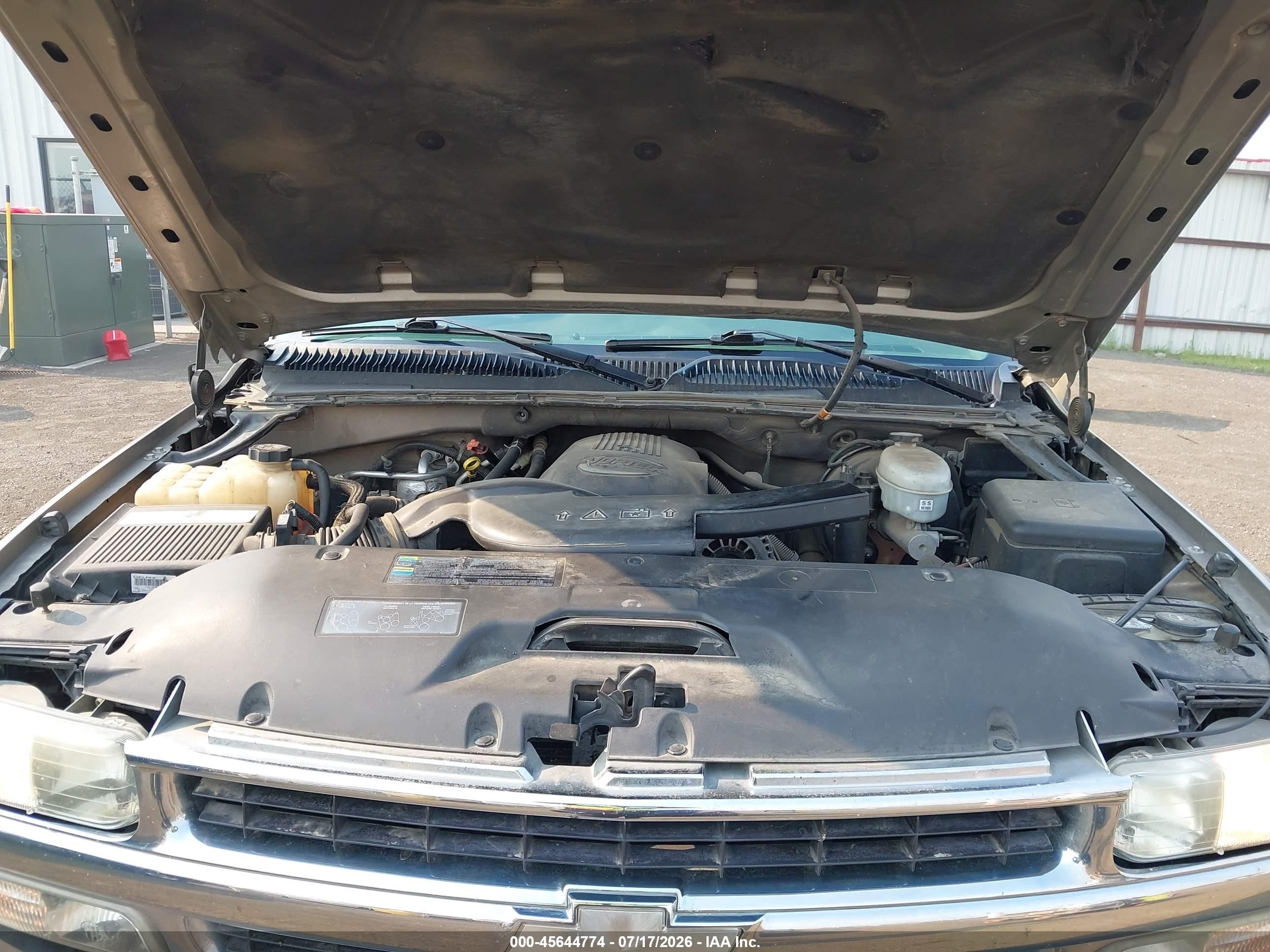 2003 Chevrolet Tahoe Ls Brown vin: 1GNEC13T43R224887