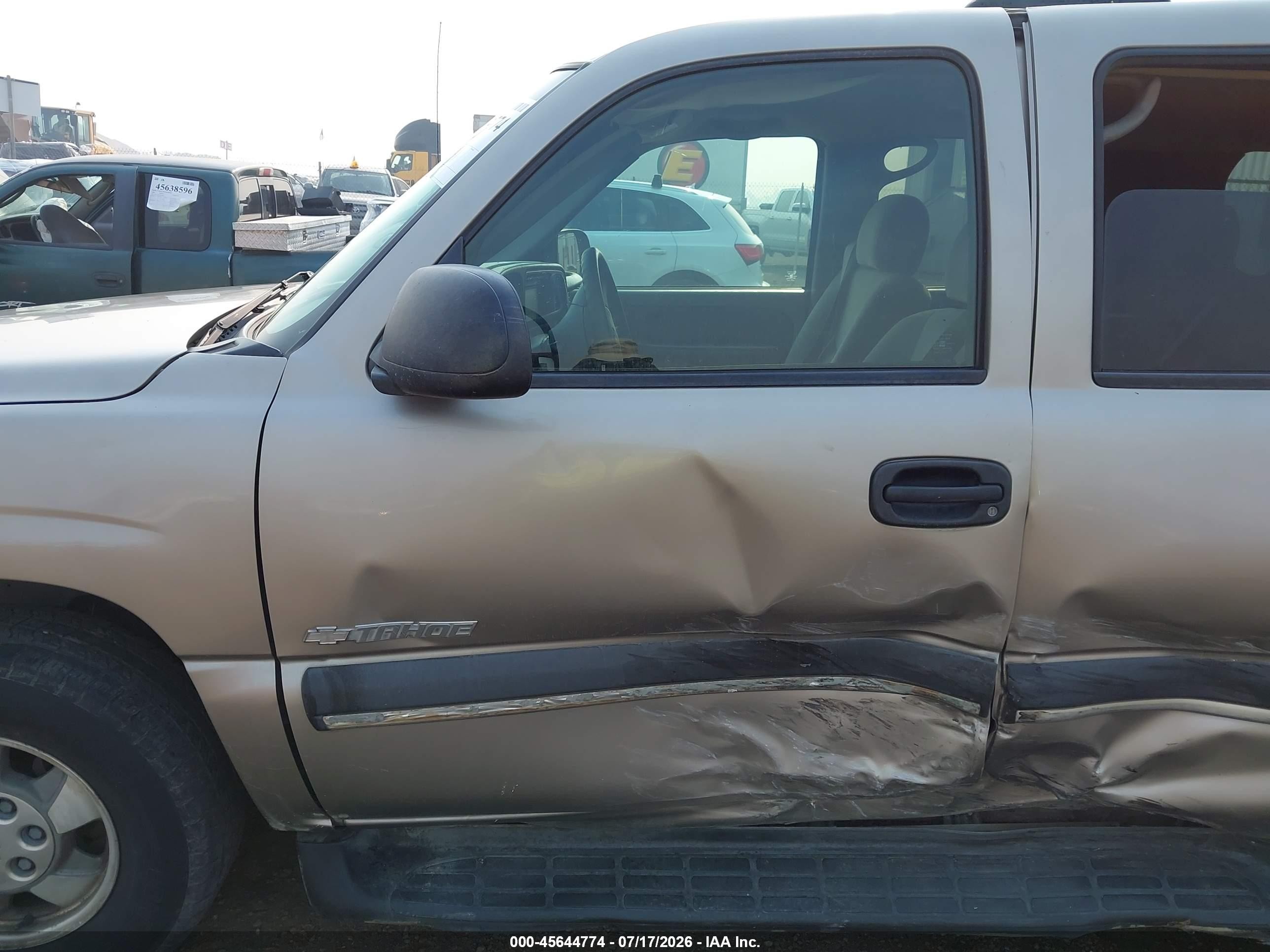 2003 Chevrolet Tahoe Ls Brown vin: 1GNEC13T43R224887