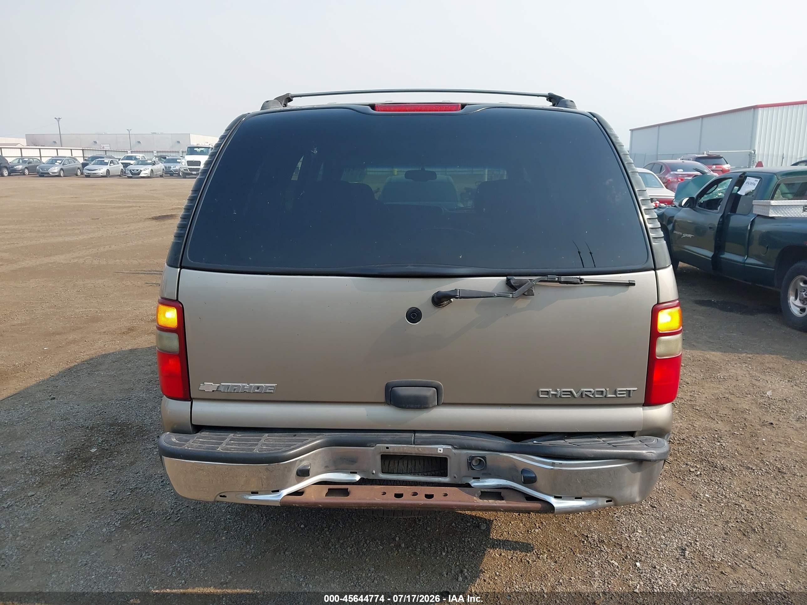 2003 Chevrolet Tahoe Ls Brown vin: 1GNEC13T43R224887