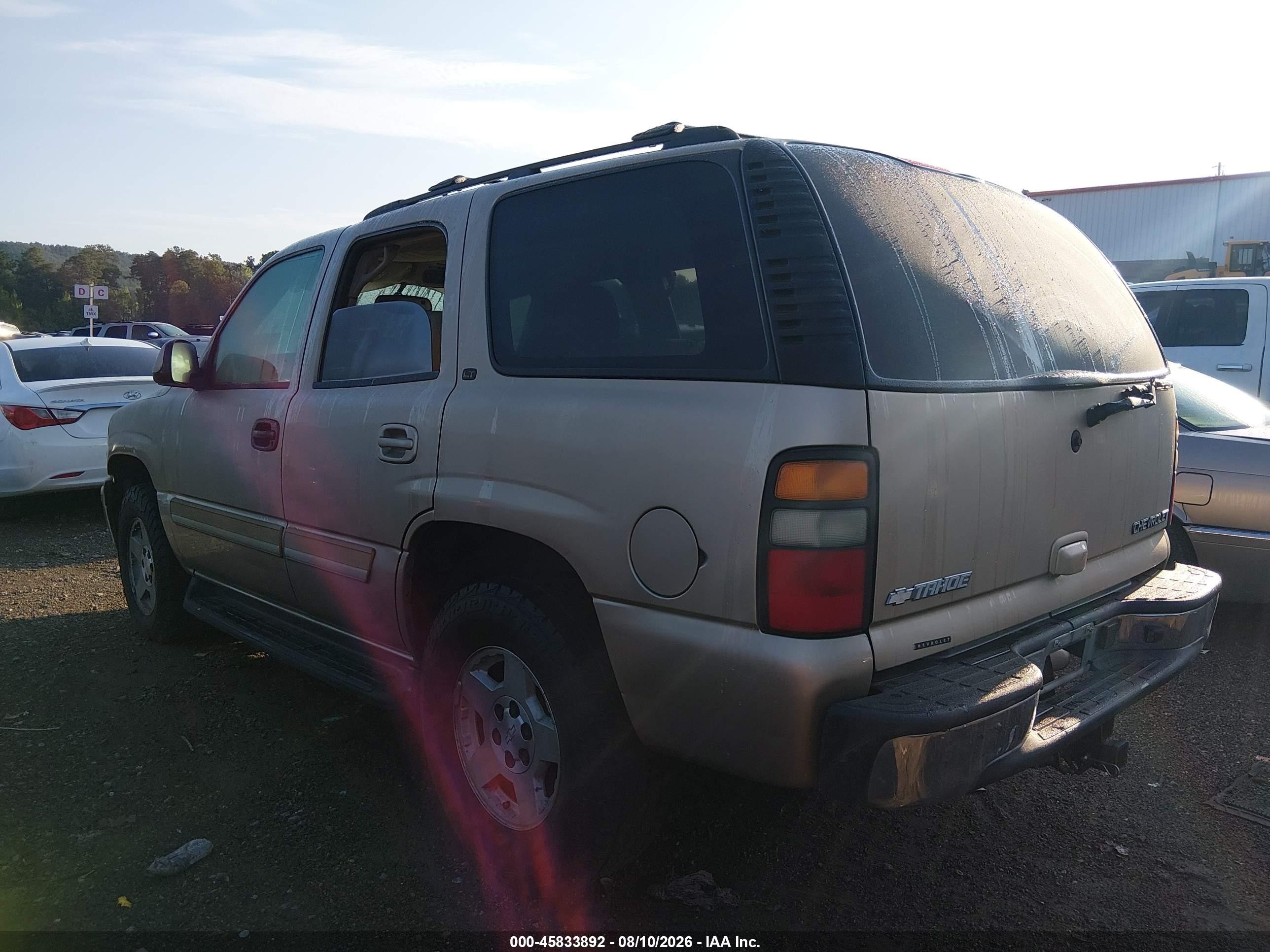2005 Chevrolet Tahoe Lt Gold vin: 1GNEC13T45R188377