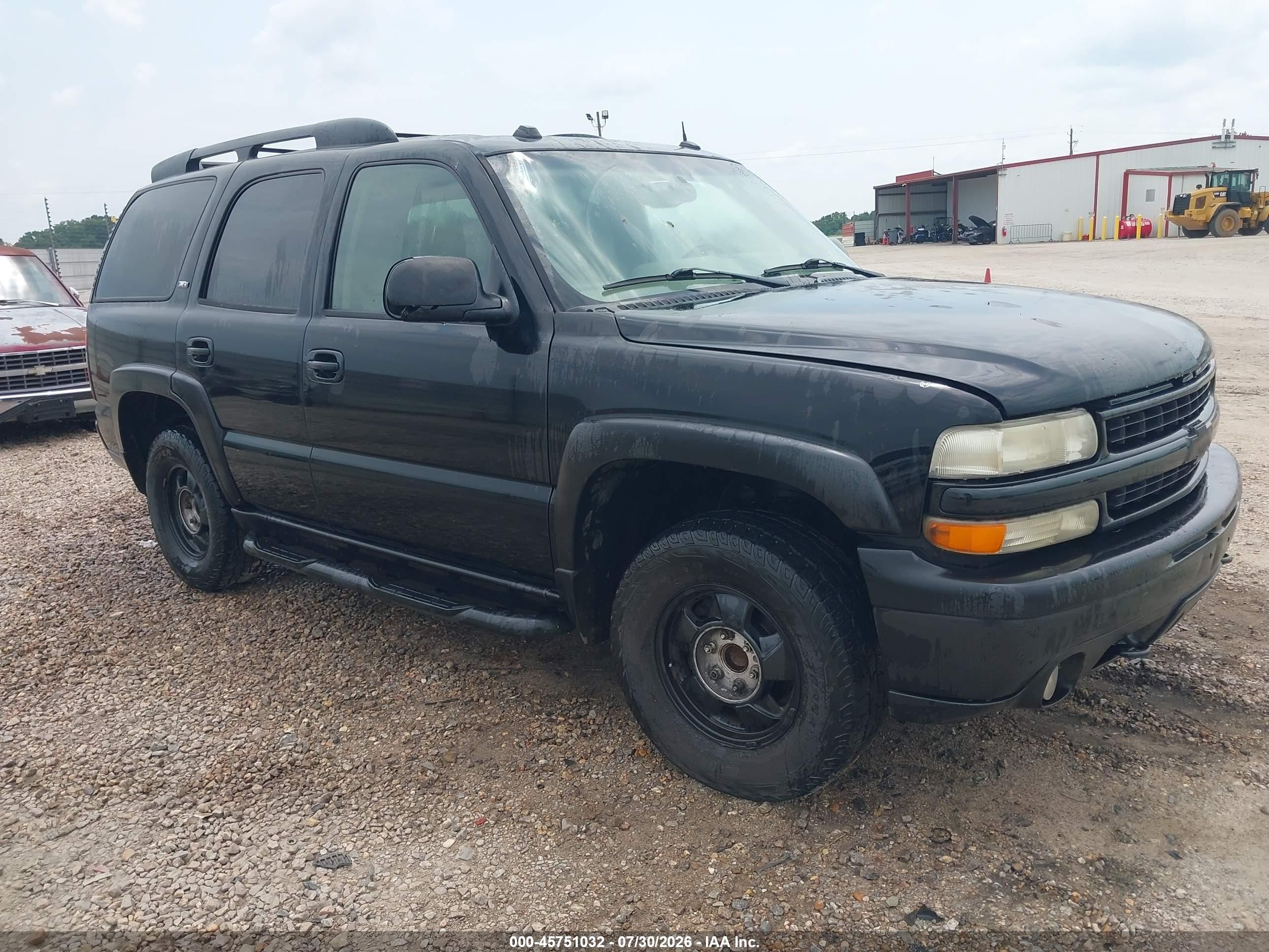 2005 Chevrolet Tahoe Z71 Black vin: 1GNEC13T45R215853