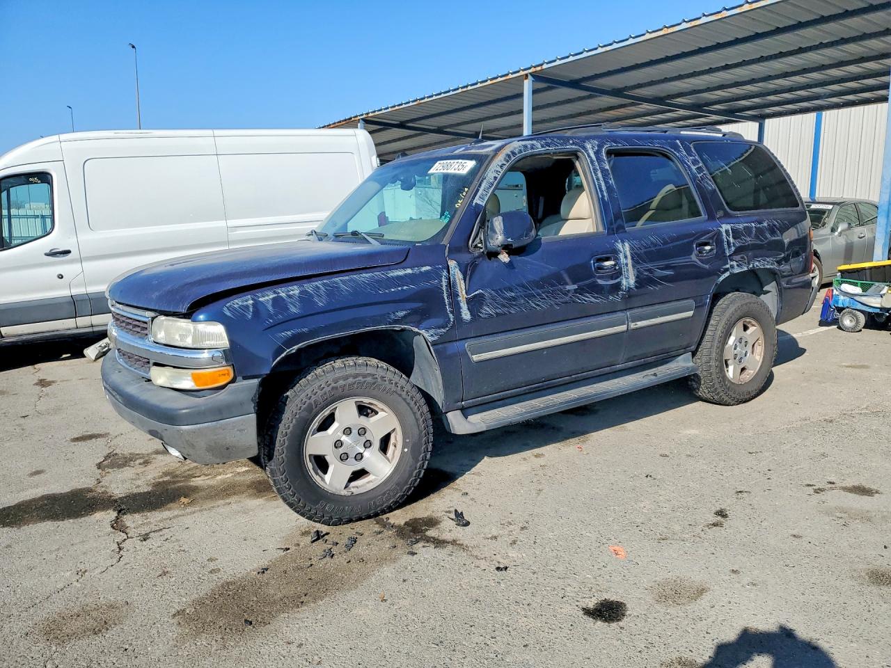 2005 Chevrolet Tahoe C1500 Blue vin: 1GNEC13T55R213139