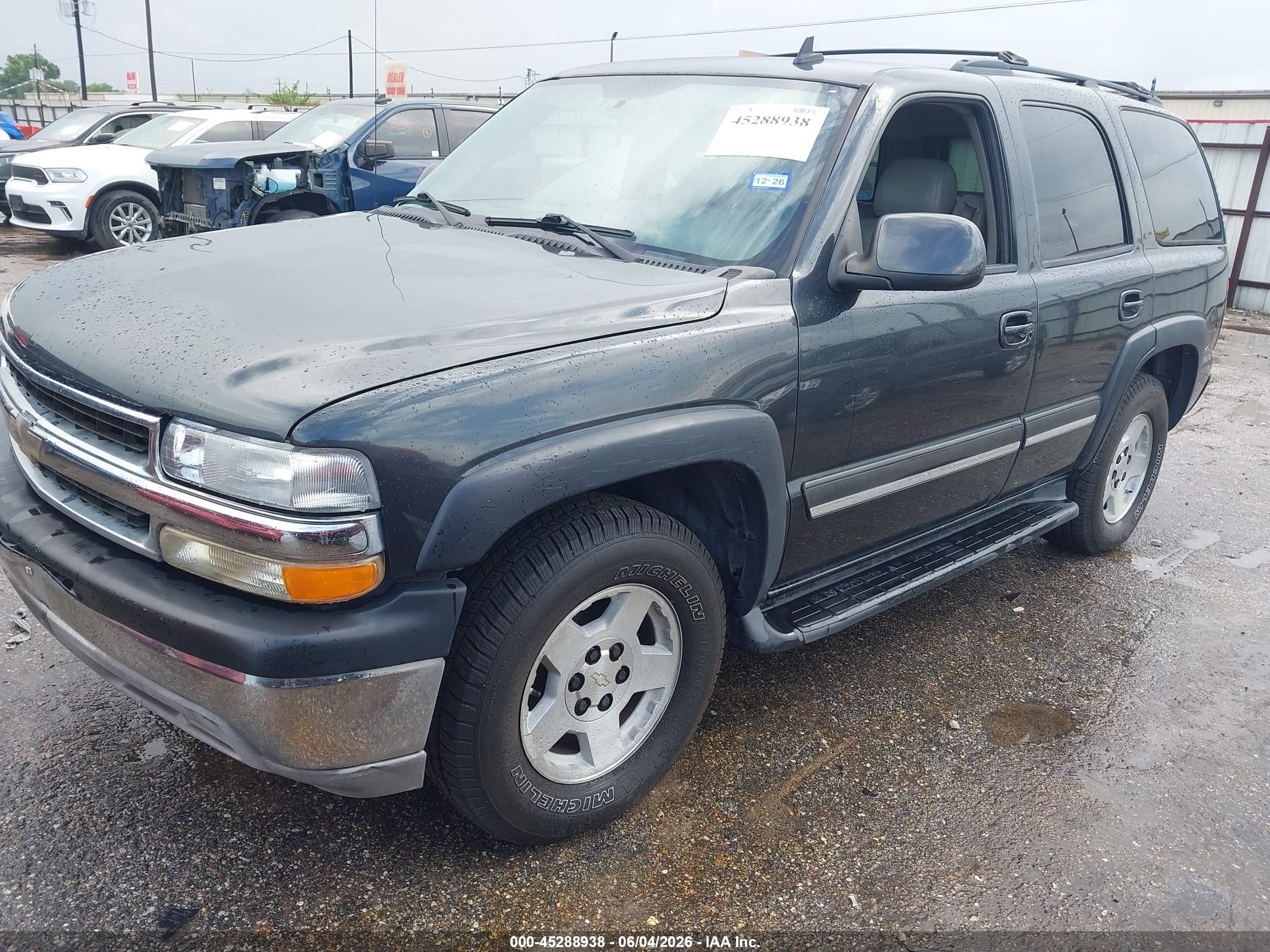 2006 Chevrolet Tahoe Lt Gray vin: 1GNEC13T56R117948