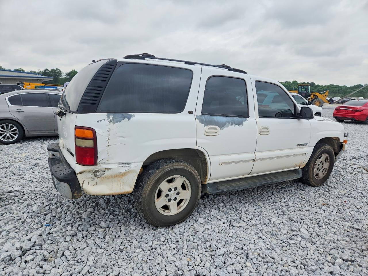 2001 Chevrolet Tahoe C1500 White vin: 1GNEC13T61R180131