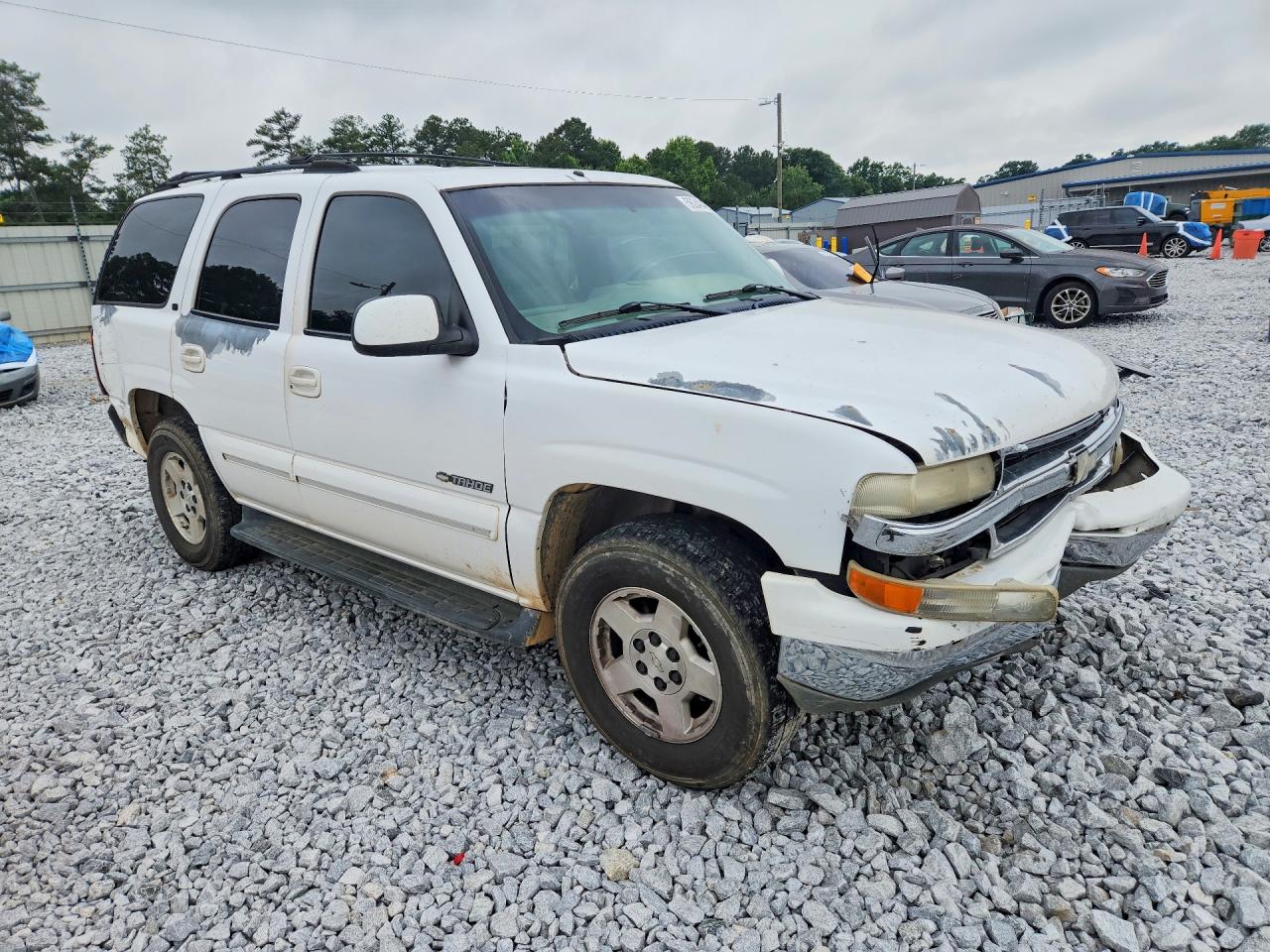 2001 Chevrolet Tahoe C1500 White vin: 1GNEC13T61R180131