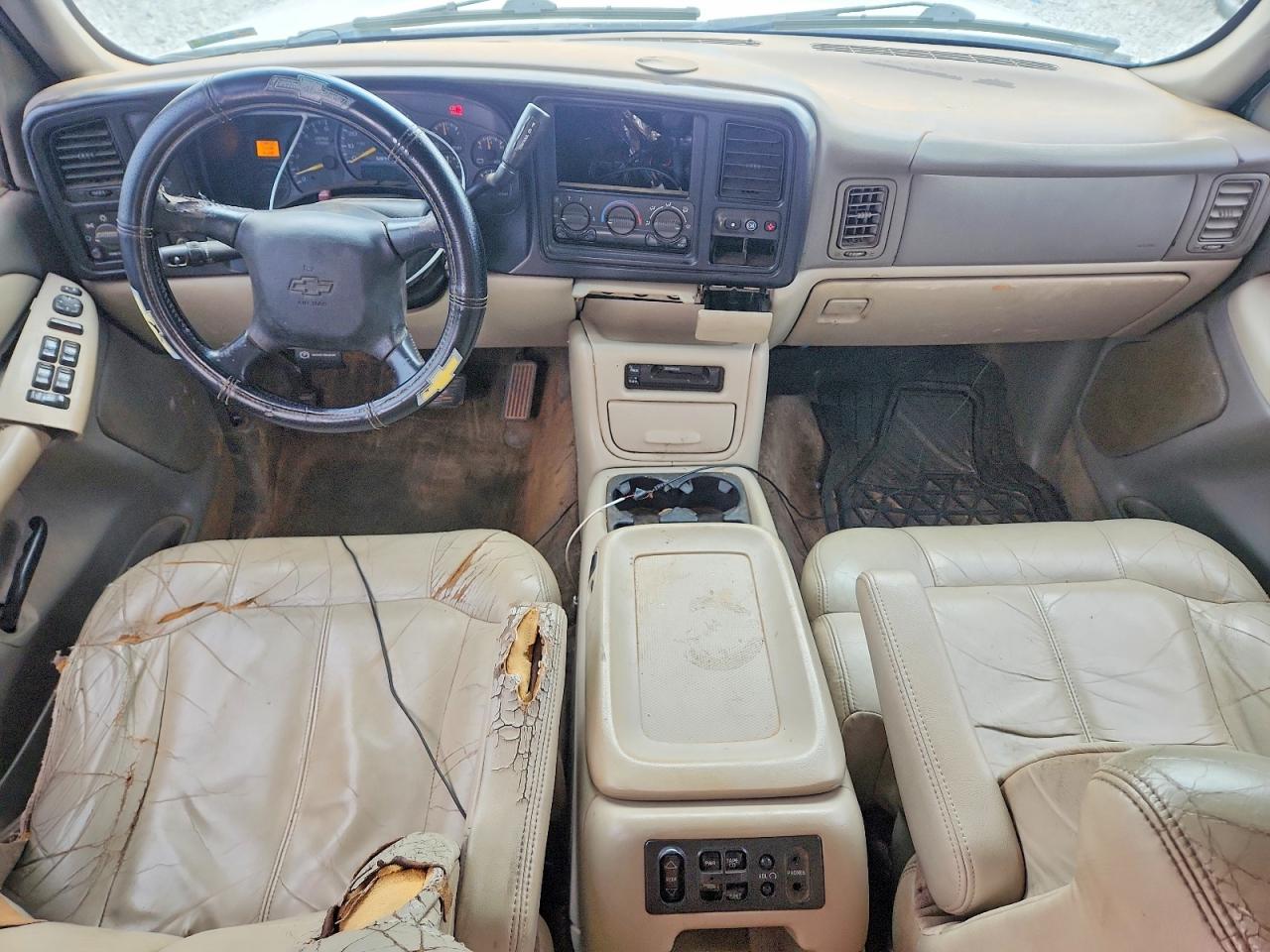 2001 Chevrolet Tahoe C1500 White vin: 1GNEC13T61R180131