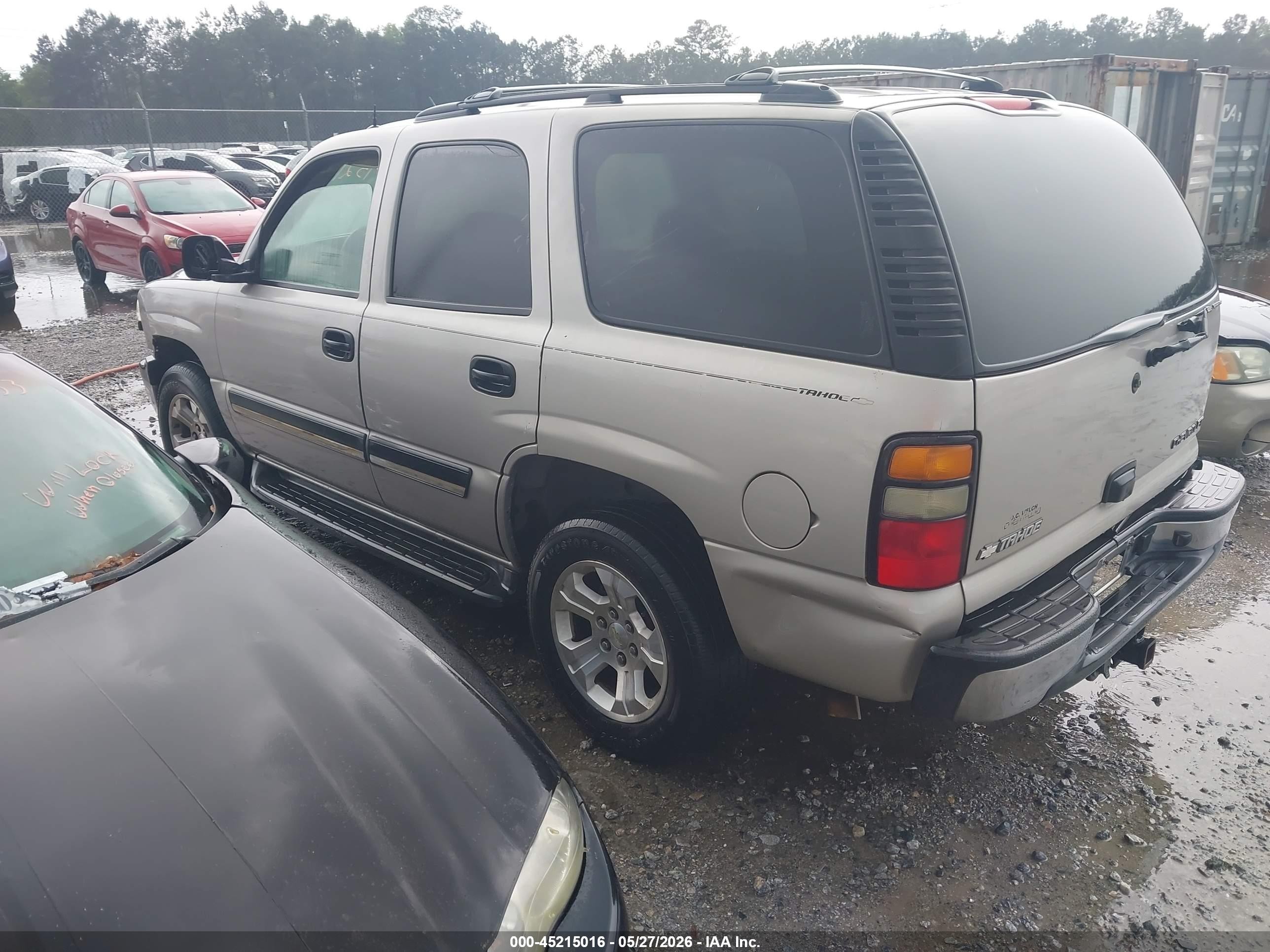 2005 Chevrolet Tahoe Ls Tan vin: 1GNEC13T65R211657