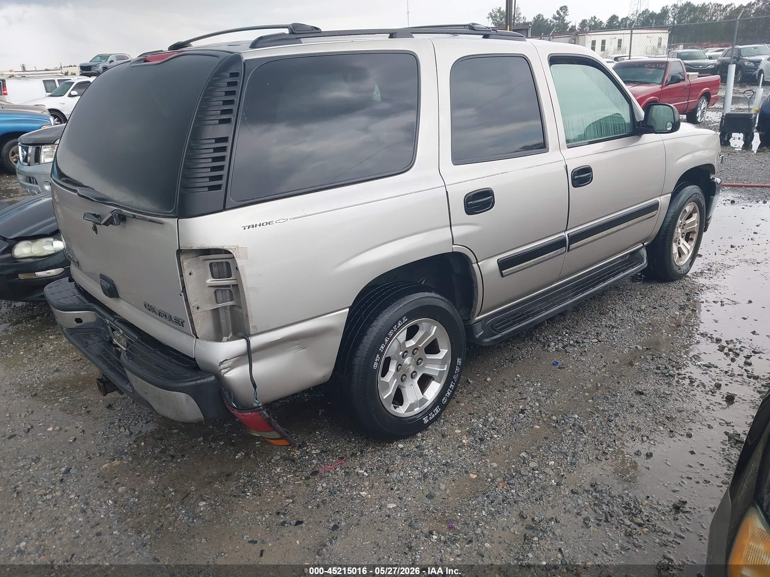 2005 Chevrolet Tahoe Ls Tan vin: 1GNEC13T65R211657