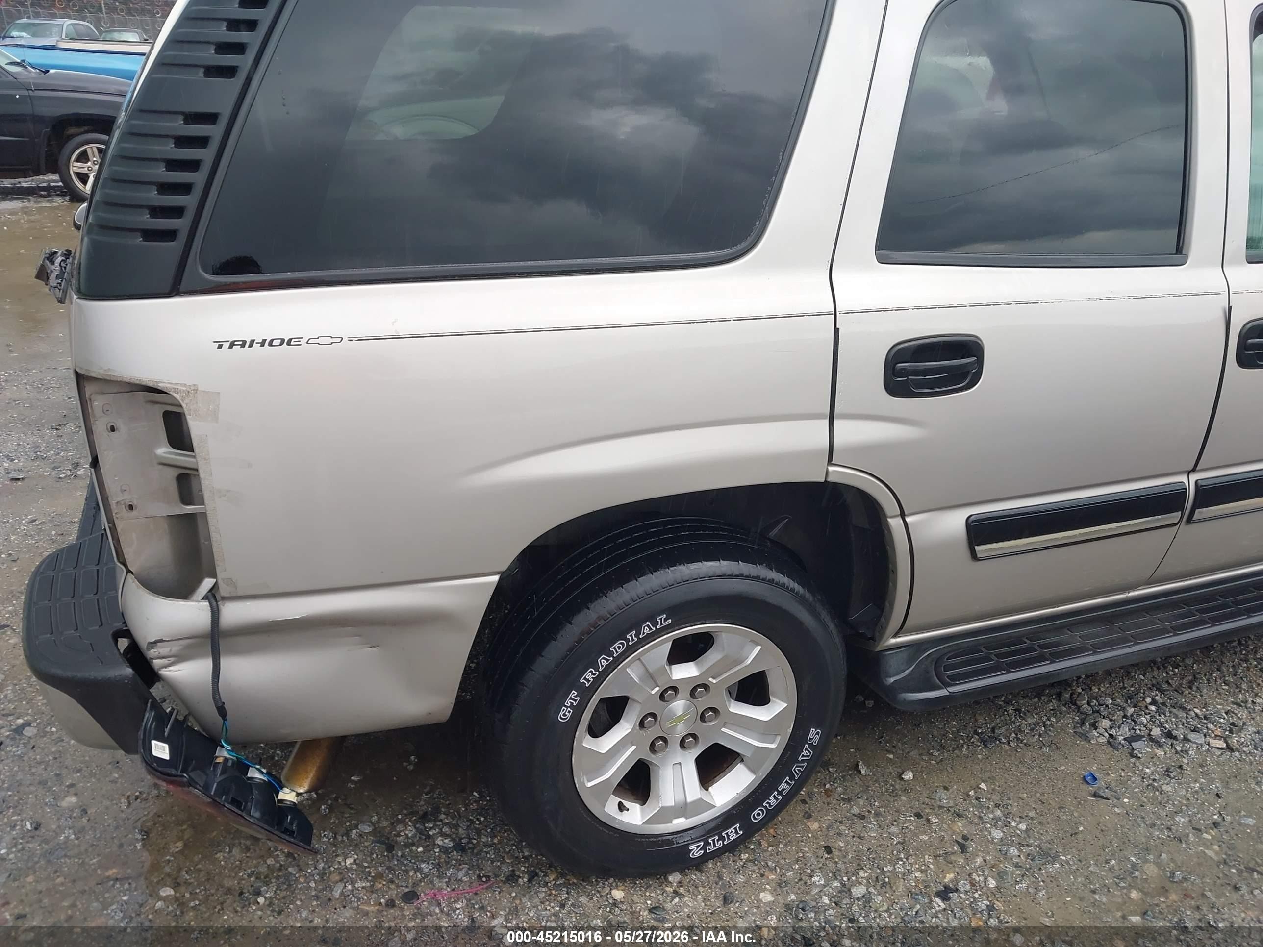 2005 Chevrolet Tahoe Ls Tan vin: 1GNEC13T65R211657