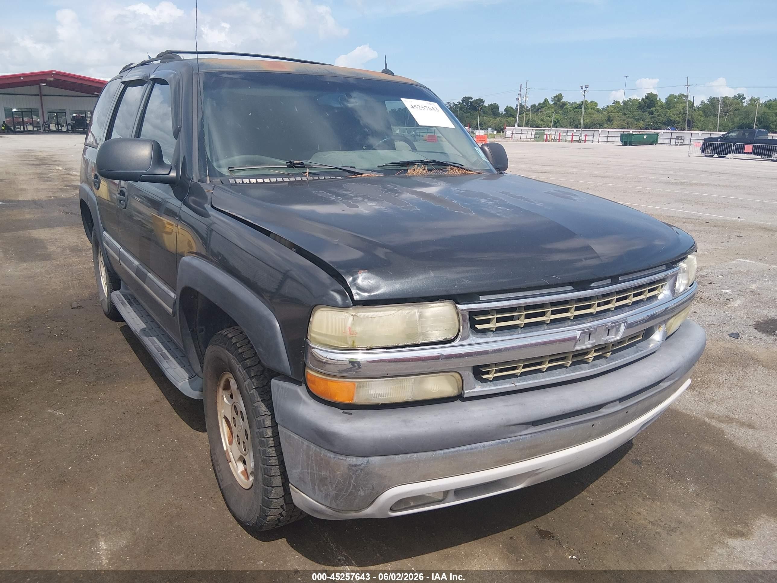 2005 Chevrolet Tahoe Ls Черный vin: 1GNEC13T75R169371