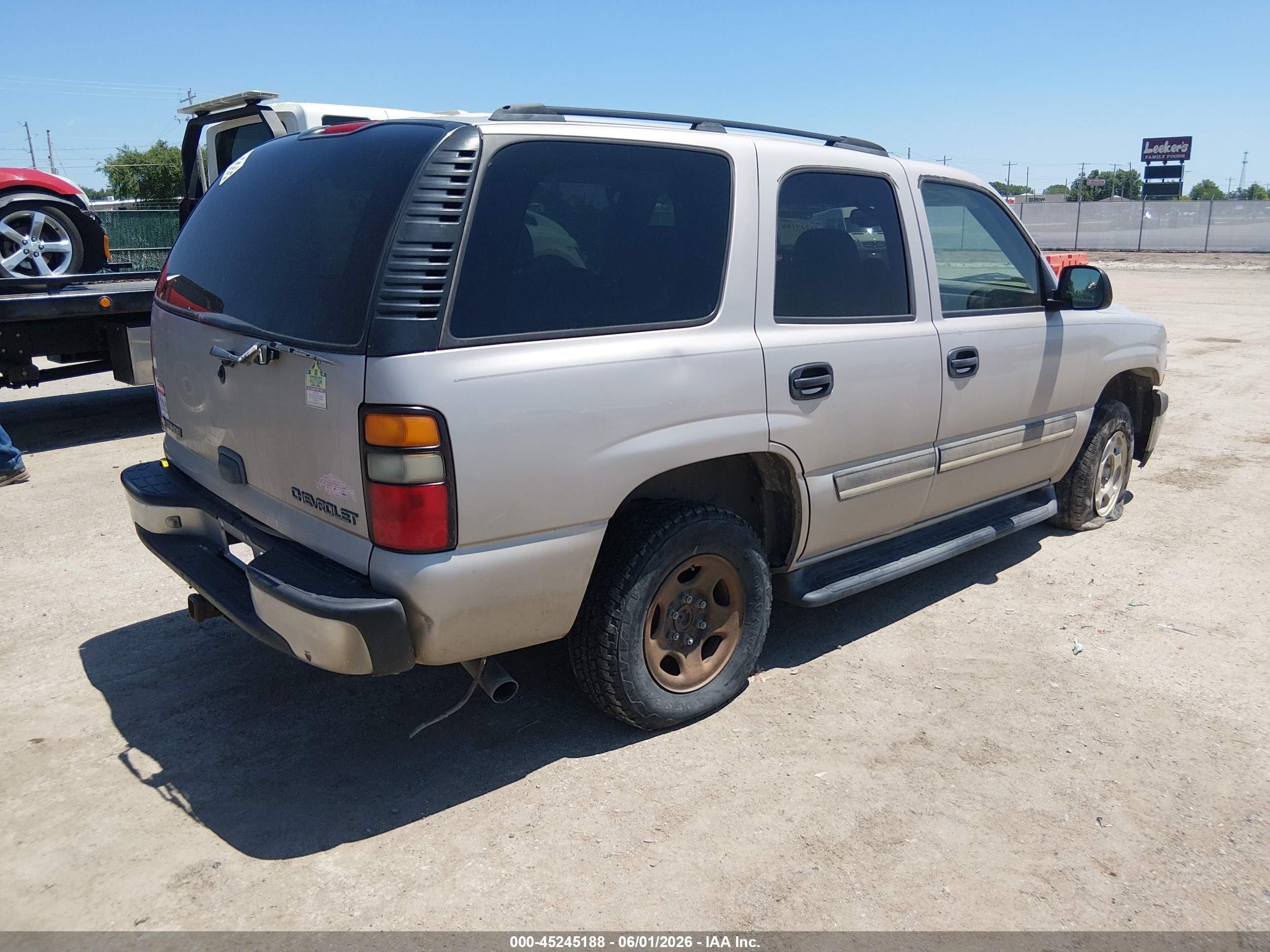 2005 Chevrolet Tahoe Ls Tan vin: 1GNEC13T75R221209