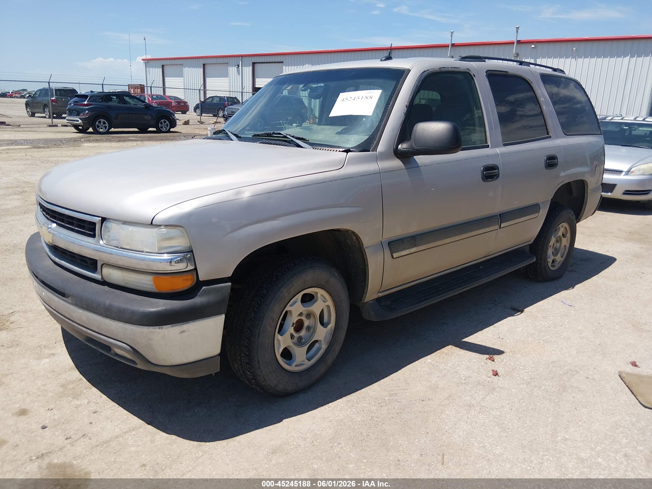 2005 Chevrolet Tahoe Ls Tan vin: 1GNEC13T75R221209