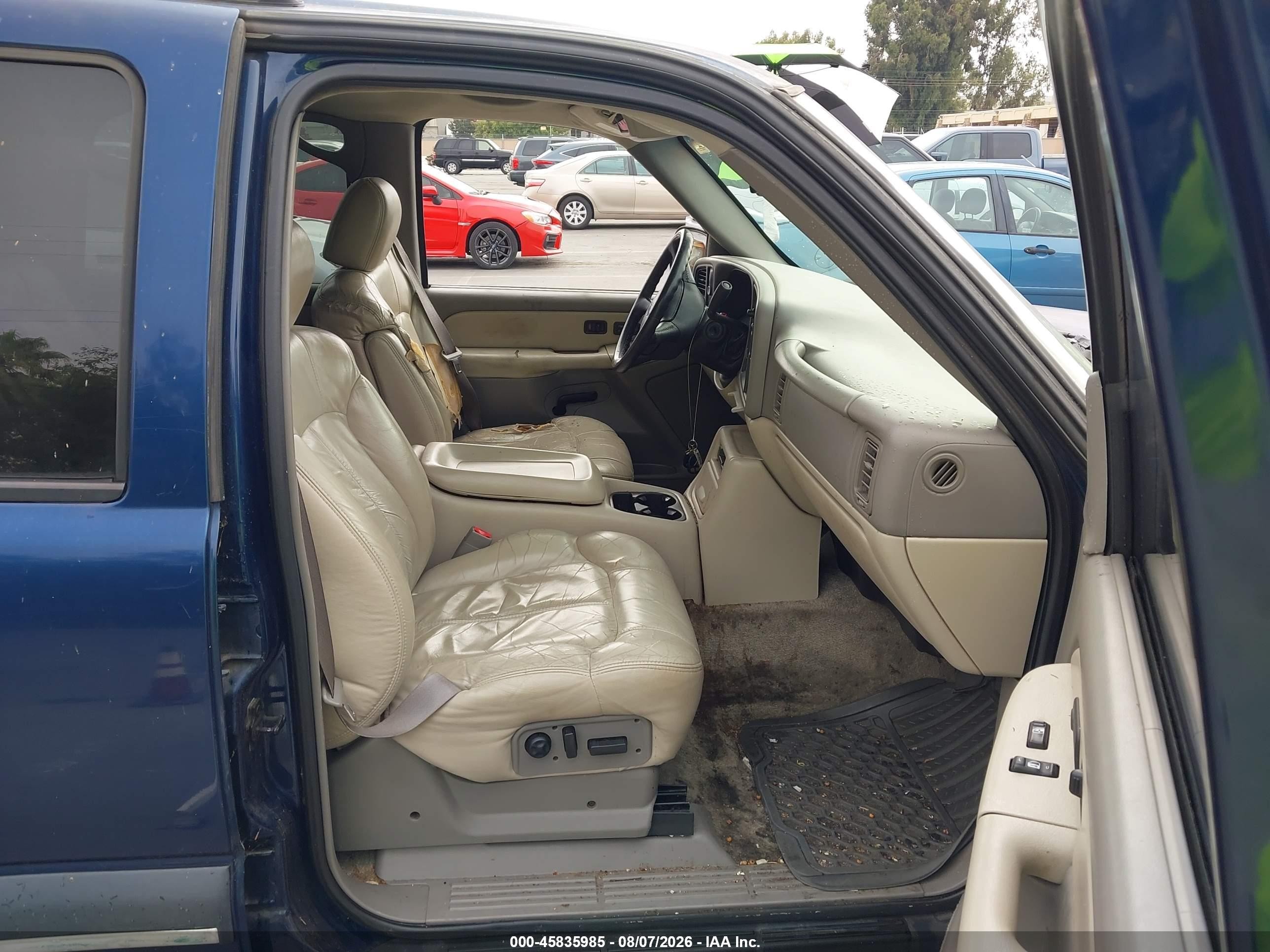2002 Chevrolet Tahoe Lt Blue vin: 1GNEC13T82R139100