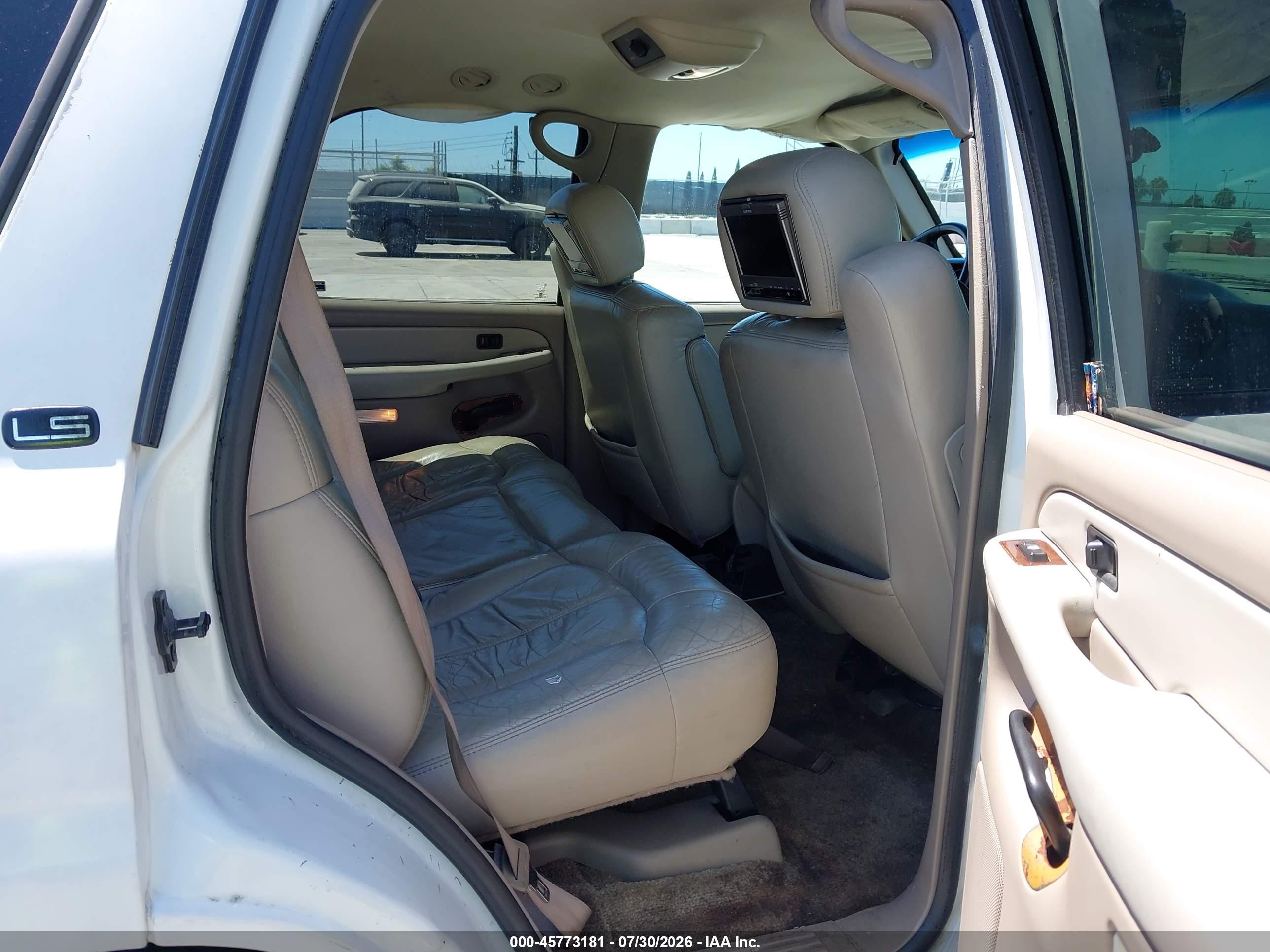 2001 Chevrolet Tahoe Ls White vin: 1GNEC13T91J150281