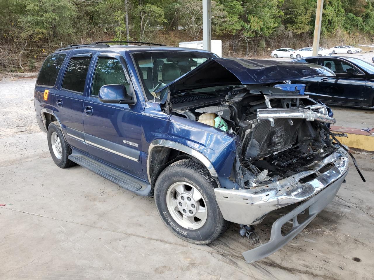 2001 Chevrolet Tahoe C1500 Blue vin: 1GNEC13T91R110977