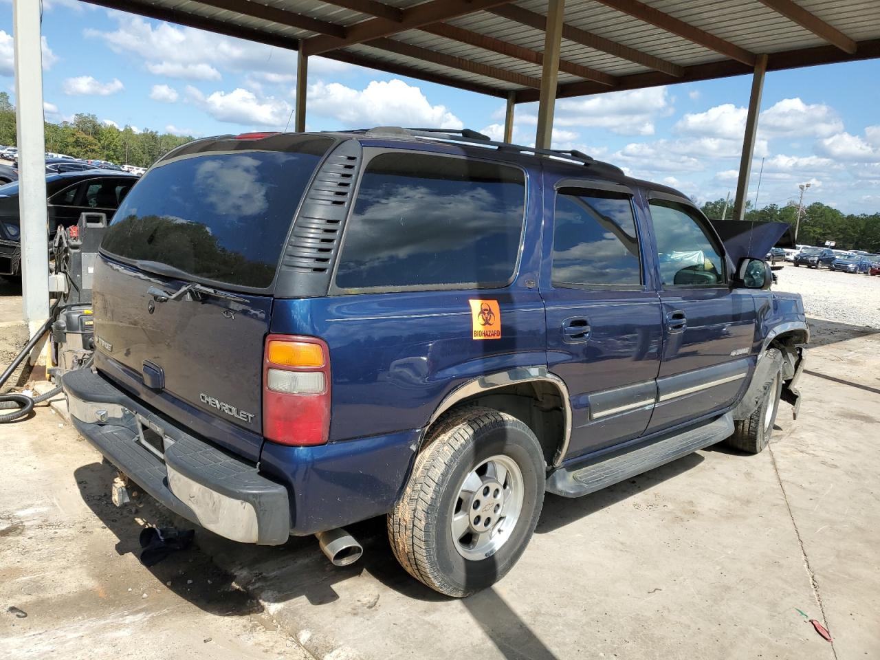 2001 Chevrolet Tahoe C1500 Blue vin: 1GNEC13T91R110977