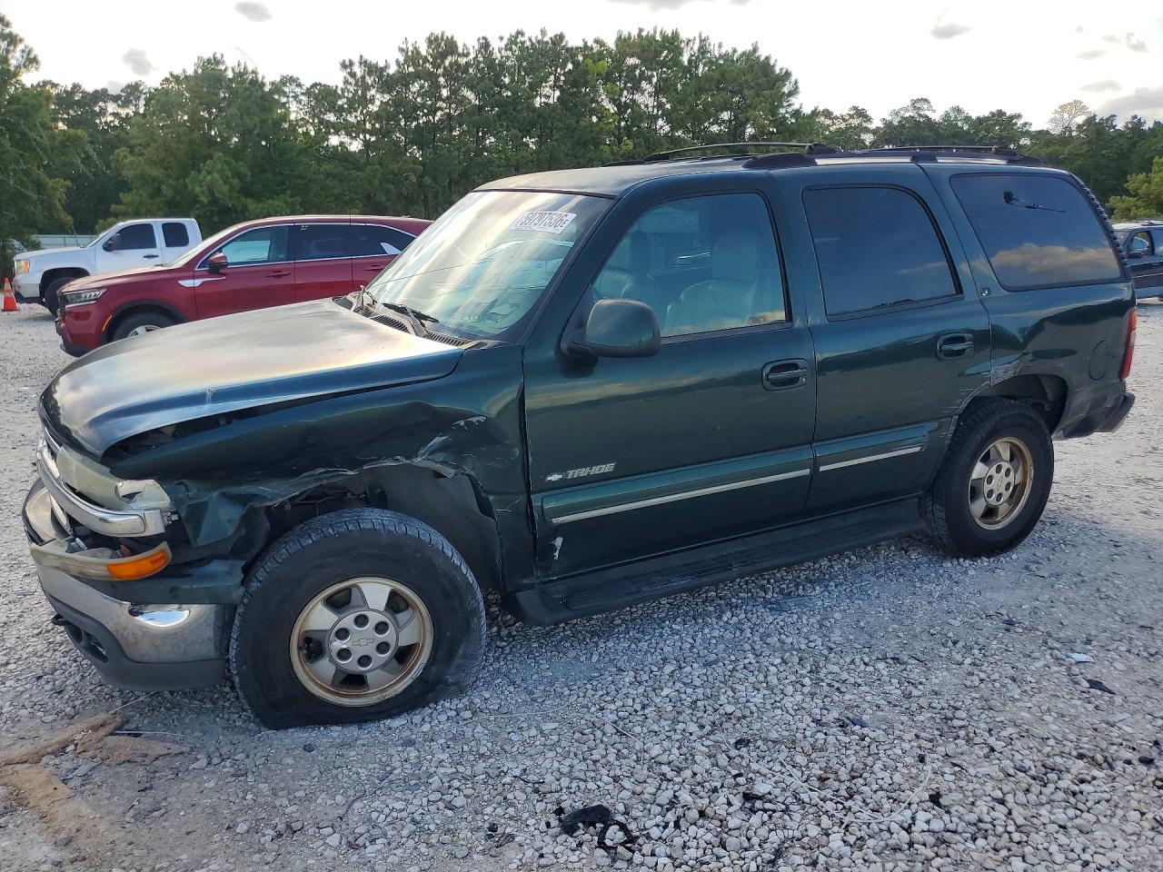 2001 Chevrolet Tahoe C1500 Green vin: 1GNEC13T91R130050