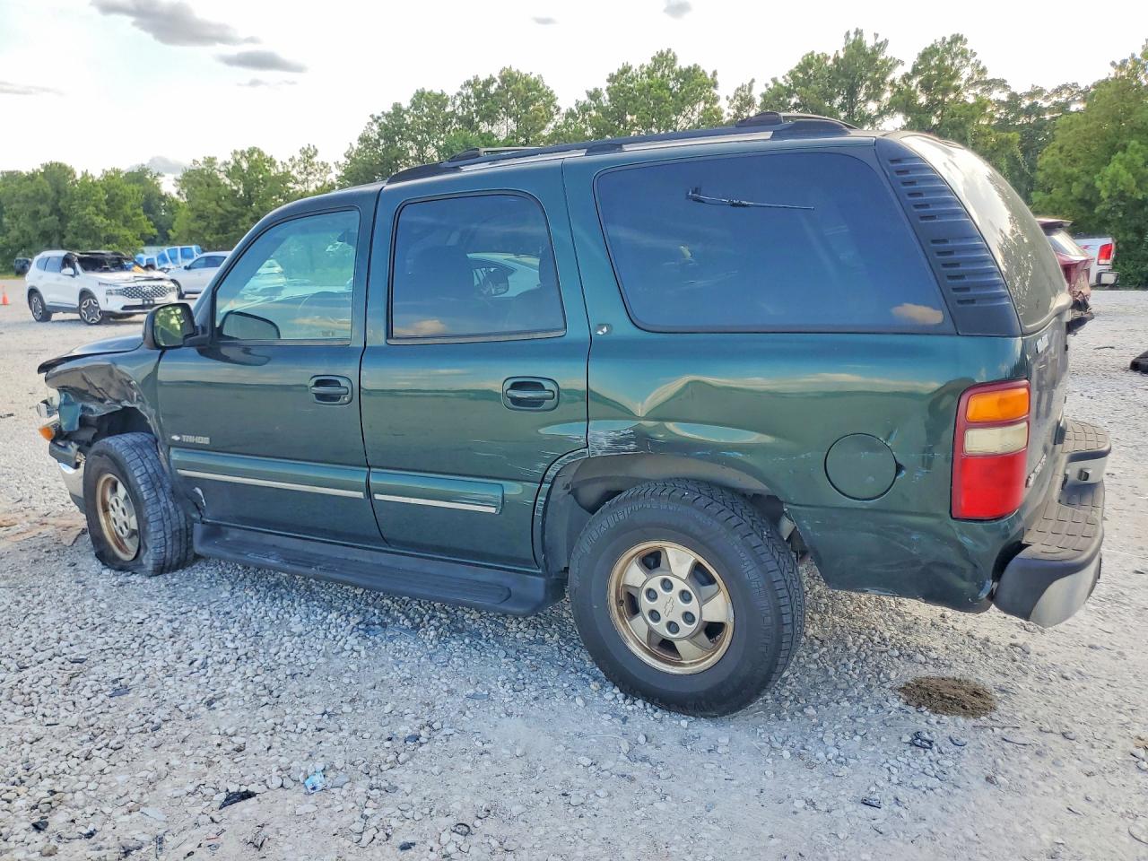 2001 Chevrolet Tahoe C1500 Green vin: 1GNEC13T91R130050